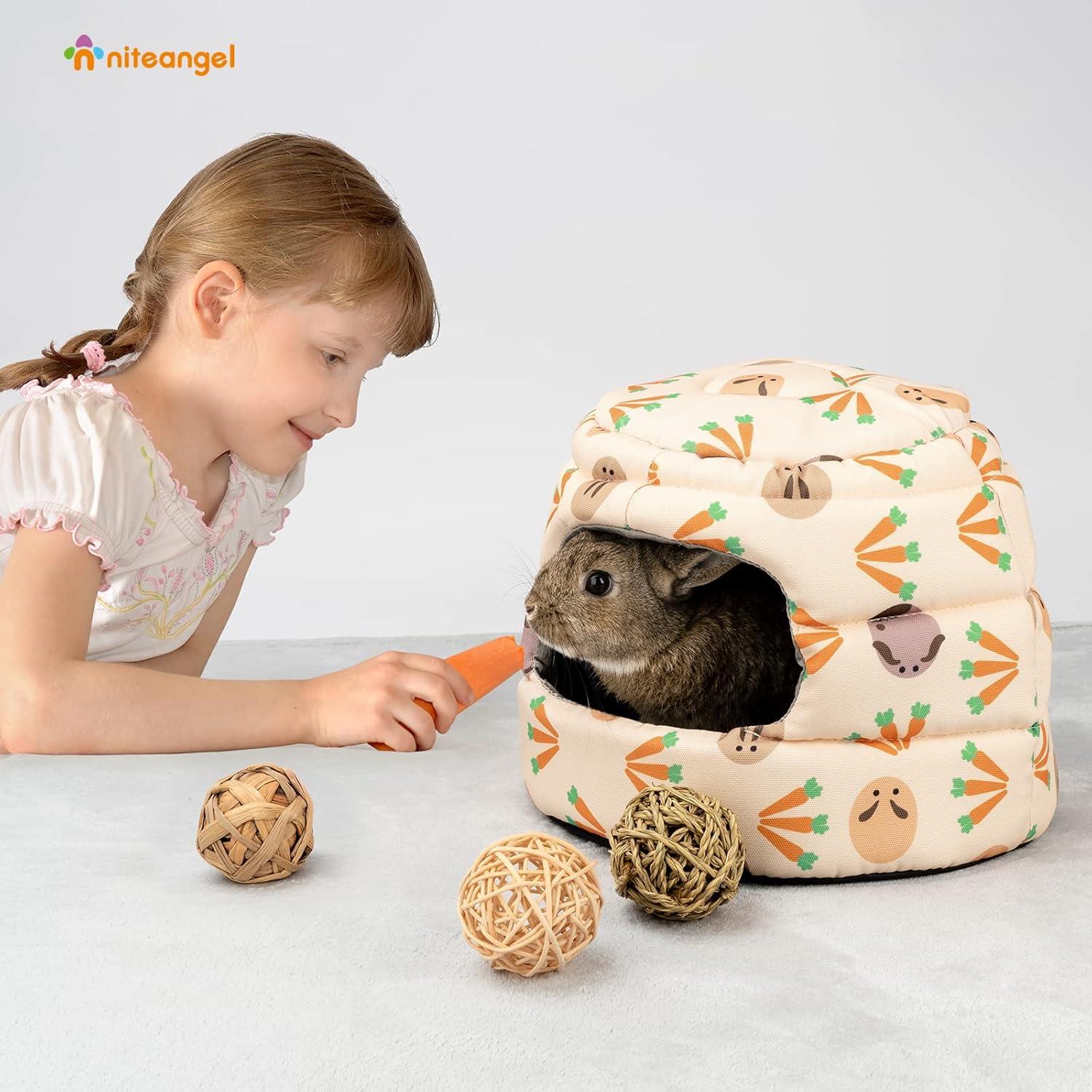 Casa Cueva Grande para Mascotas Niteangel 33.8x33.8cm