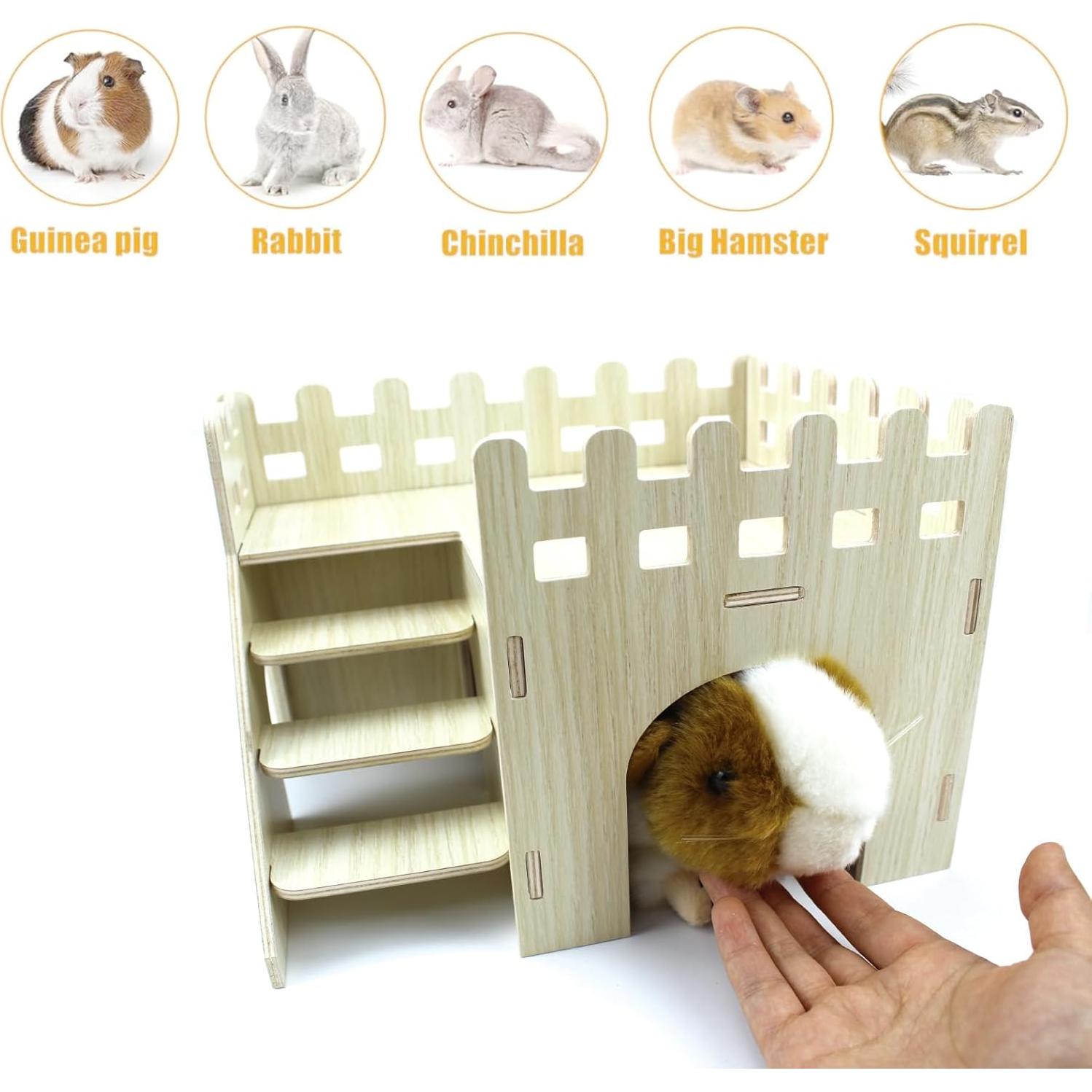 Refugio para Hámster AZH Tech 25.4x20.3x17.8 cm Madera