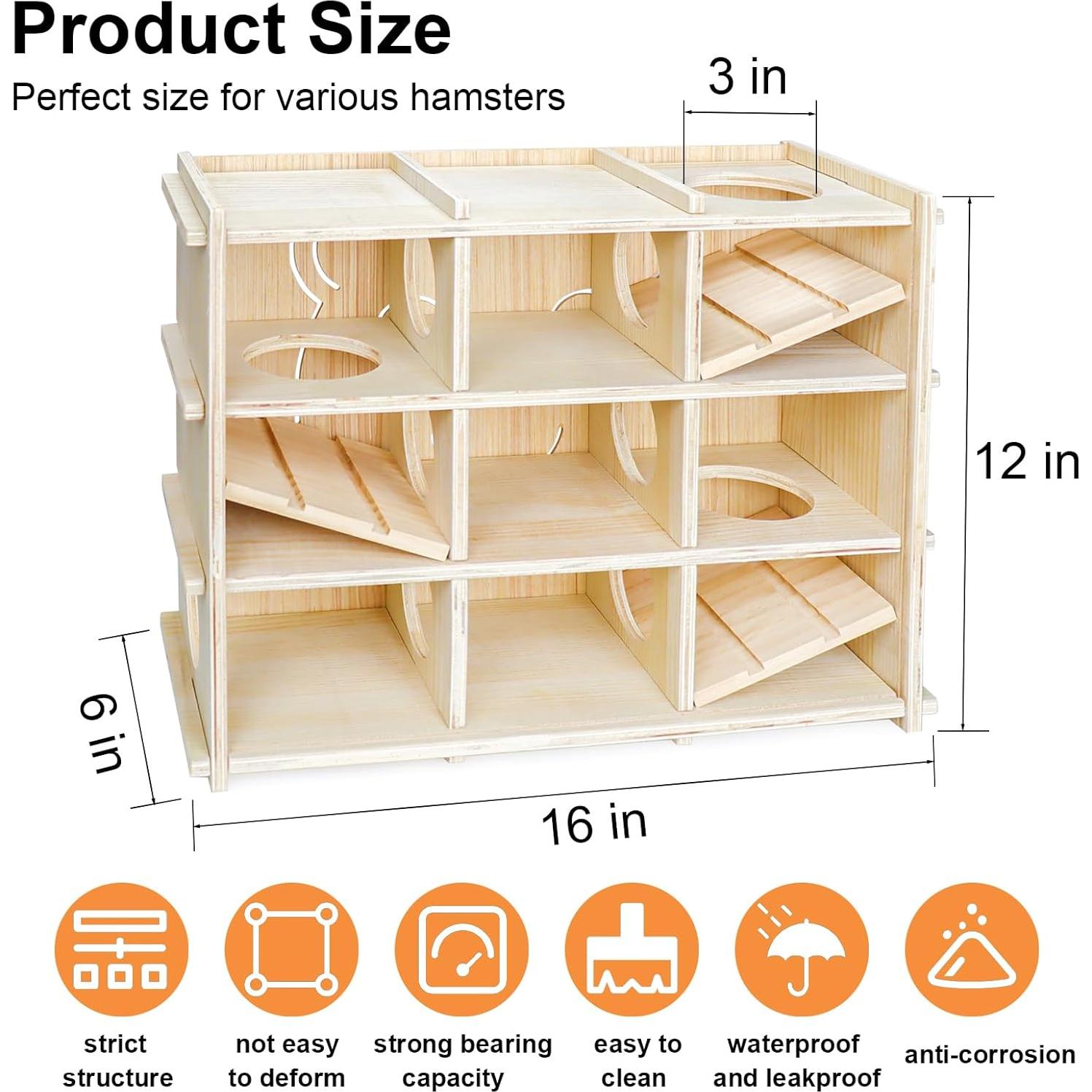 Casa de Aventura para Hámster Chngeary 39.9x15x30cm