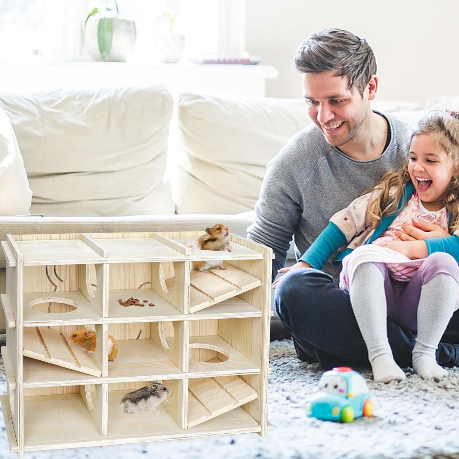 Casa de Aventura para Hámster Chngeary 39.9x15x30cm