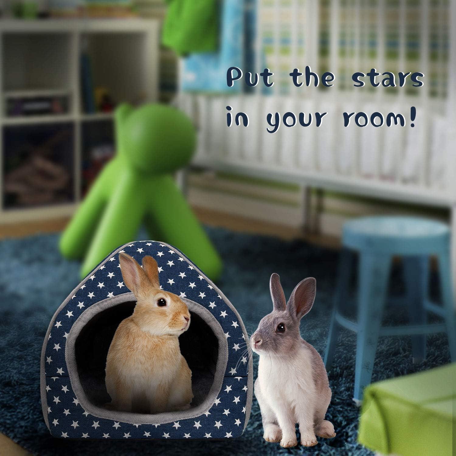 Casa de Cuy BWOGUE Cueva Acogedora 26x26x28 cm Azul