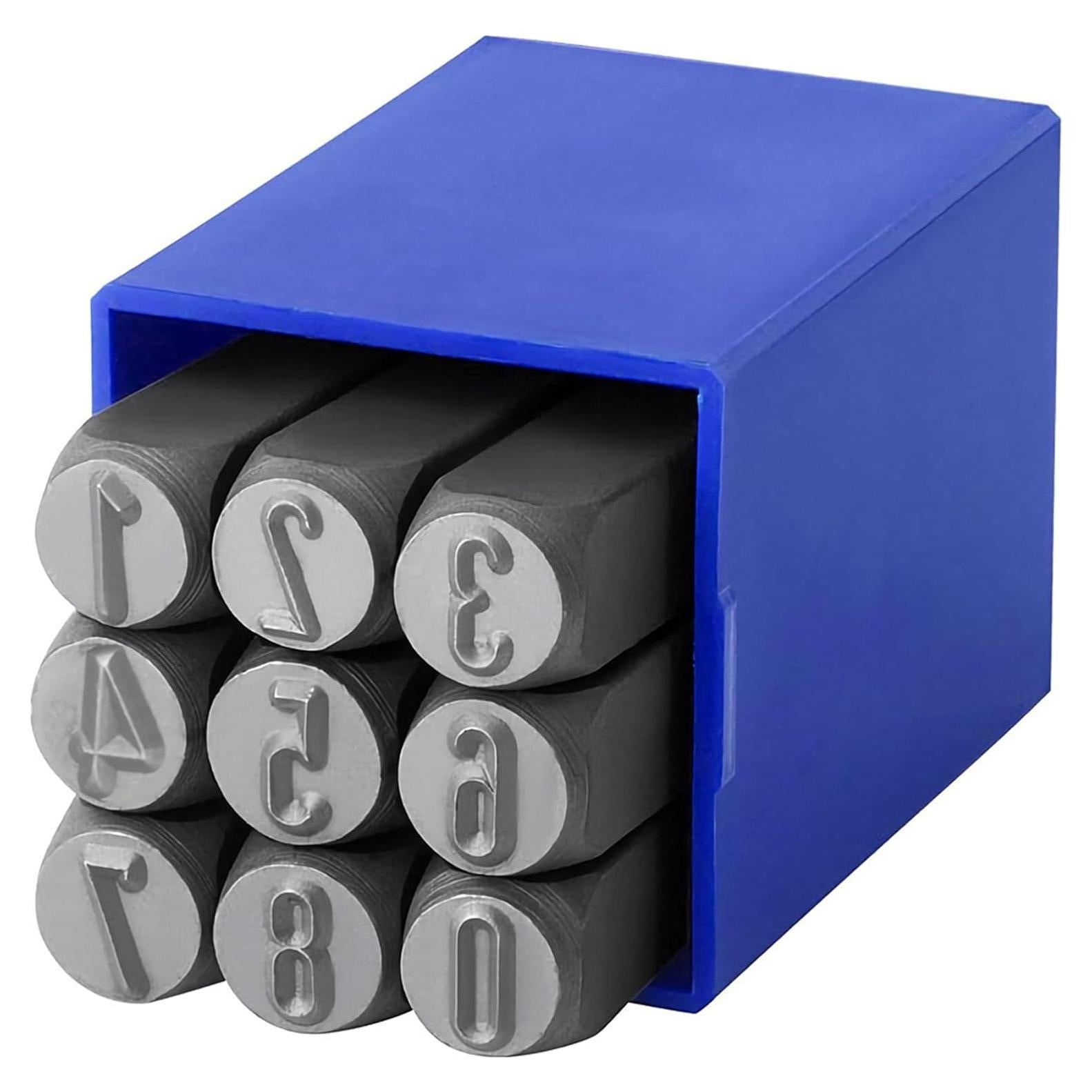 Juego de Sellos Numéricos FOCMKEAS 10mm para Metal y Madera