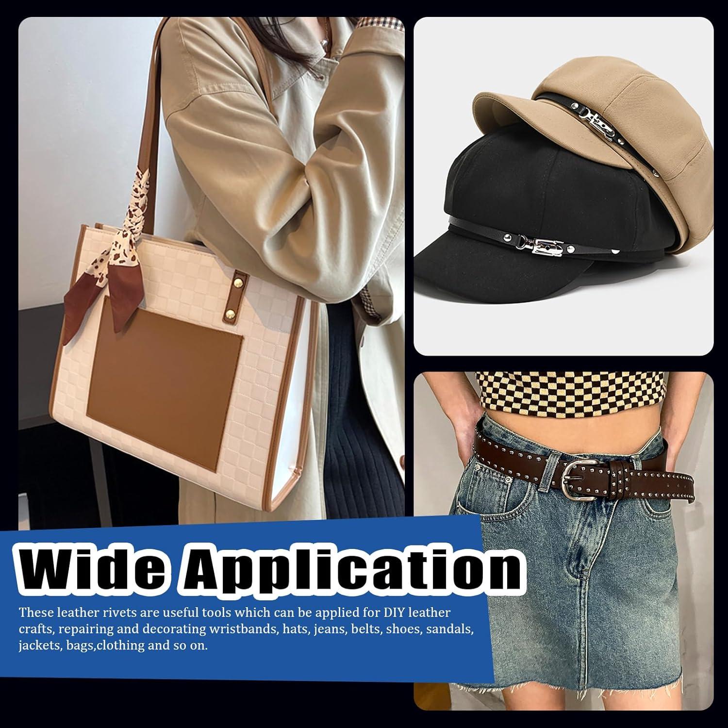 Kit de Remaches de Cuero Glarks 360 Piezas con Herramientas