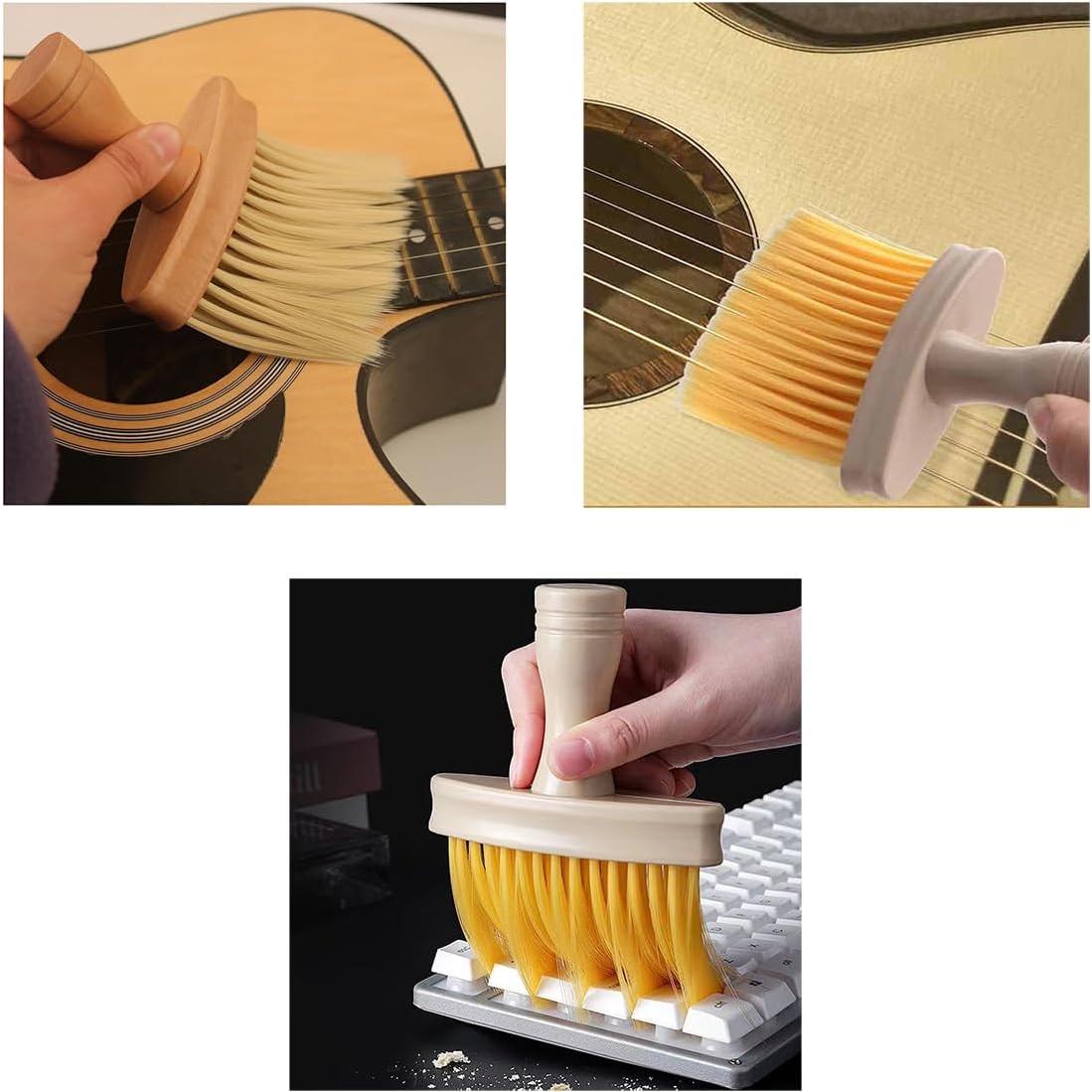 ZYAMY Cepillo de Limpieza para Instrumentos Musicales 2 Piezas