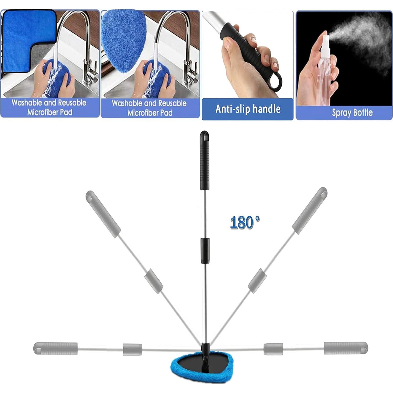 Limpiador de Parabrisas ASAHEL 1103 con Mango Extensible 57.9 cm