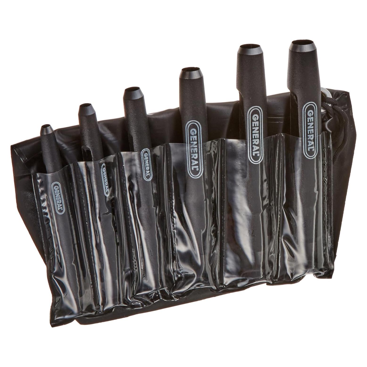 Juego de Punches de Acero General Tools 1280ST - 6 Piezas 4.76 a 12.7 mm