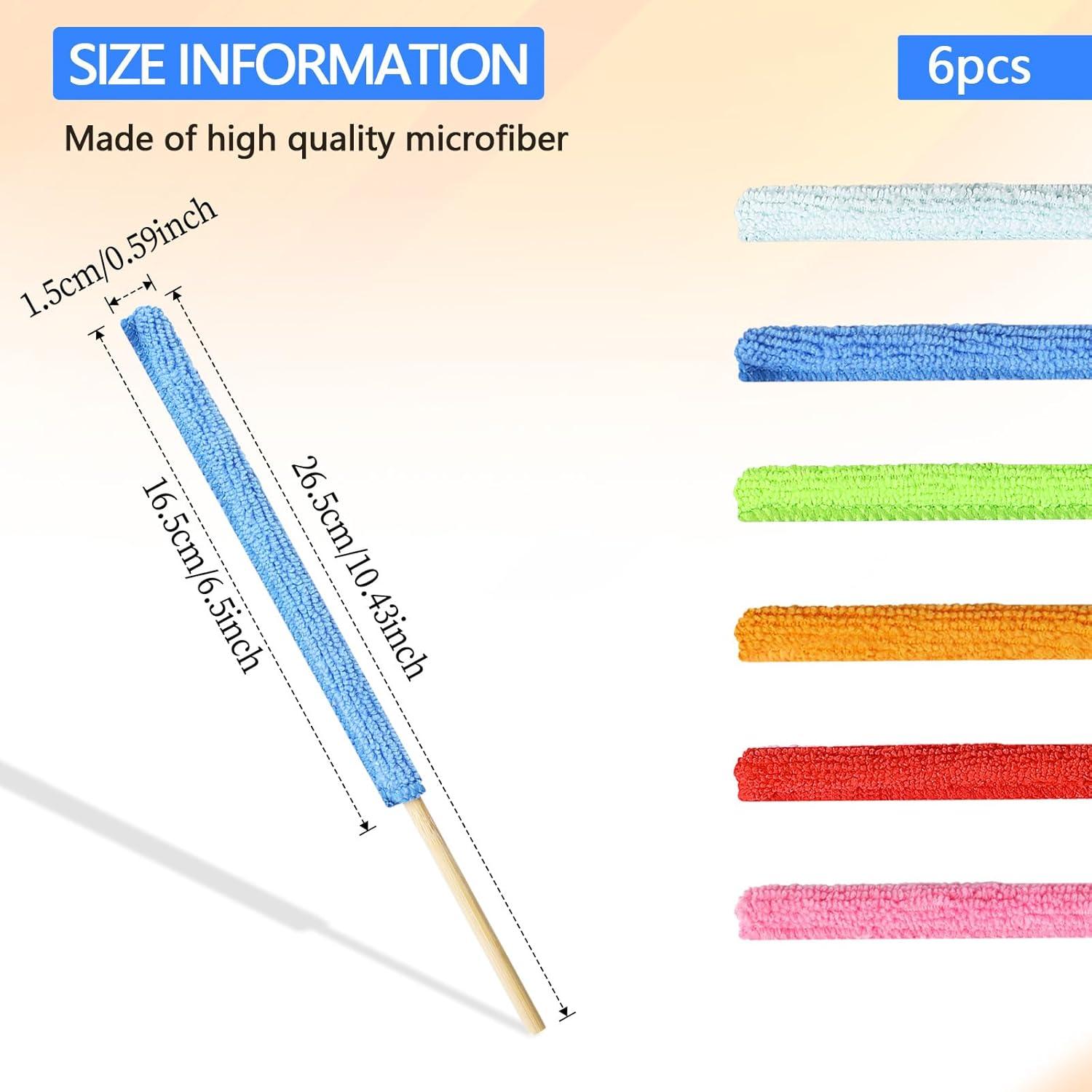 6 Plumillas de Limpieza Multicolor Psyqtsuary para Grietas