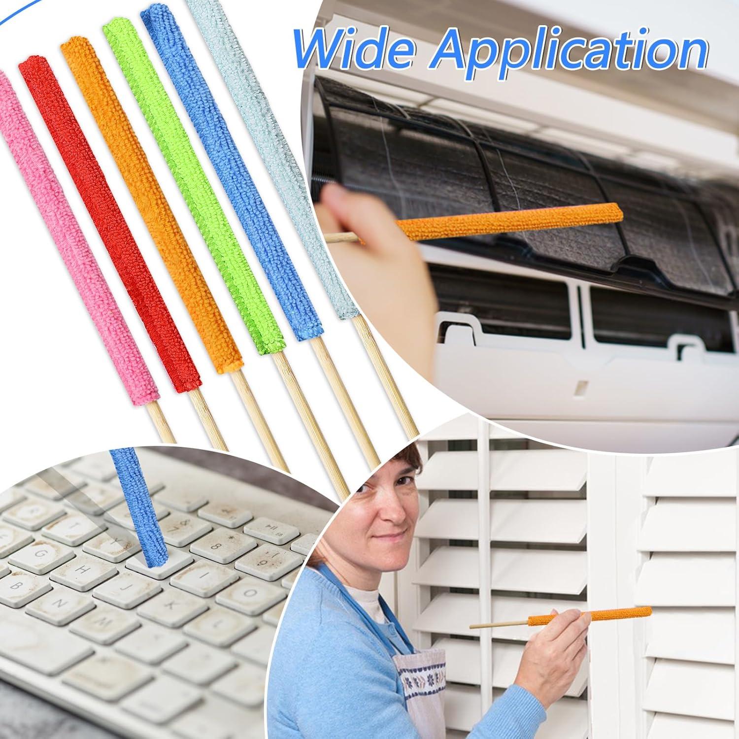 6 Plumillas de Limpieza Multicolor Psyqtsuary para Grietas