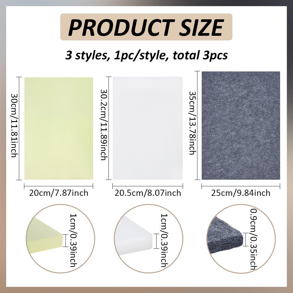 Juego de Herramientas de Perforación de Cuero BENECREAT 3 Piezas