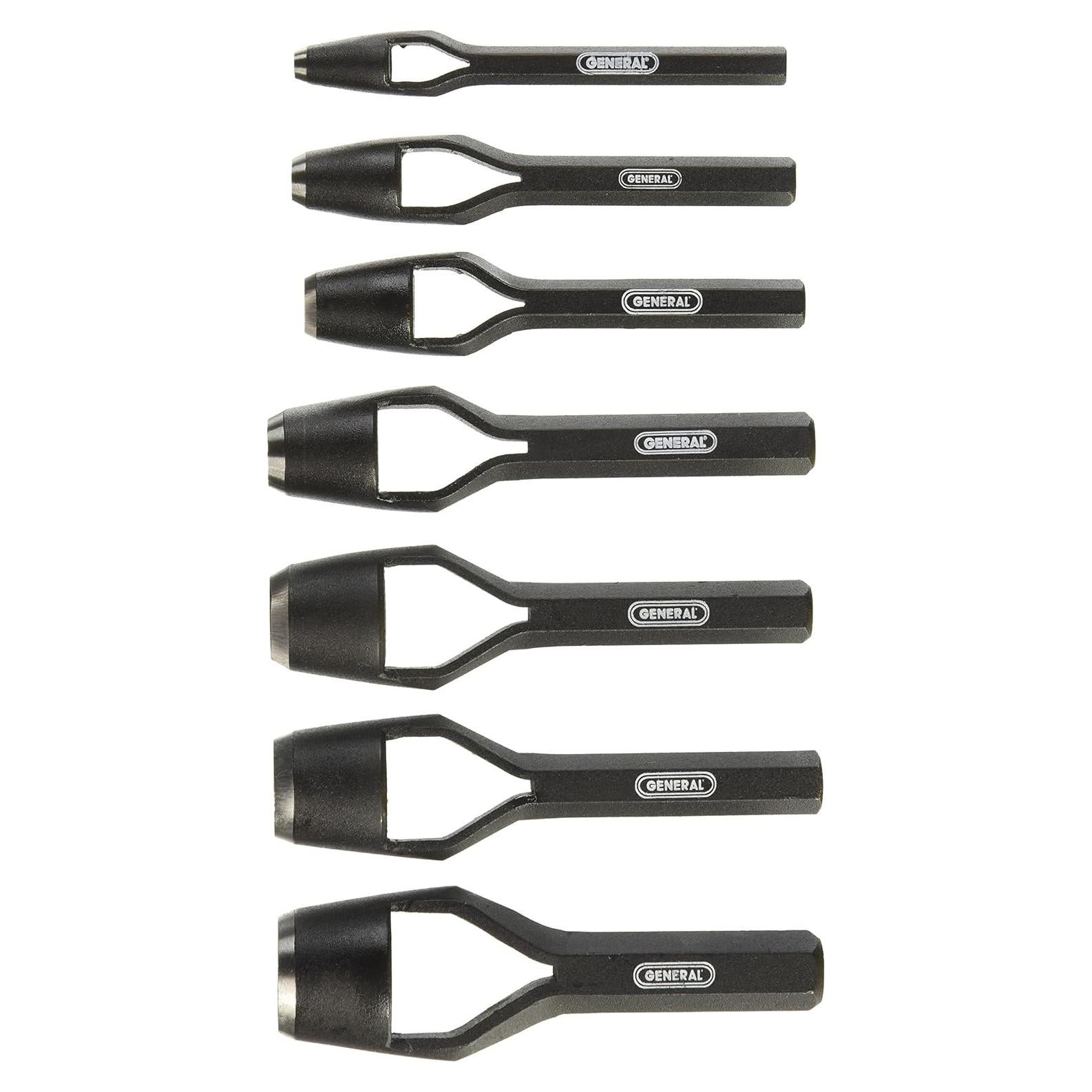 Juego de Punzones de Arco General Tools 1271ST - 7 Piezas