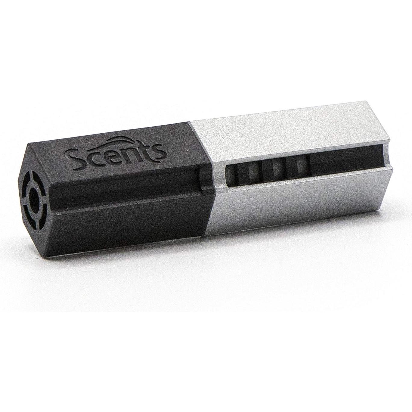 Aromatizante de Aire para Automóvil Luxe Scents - 2 Clips Plata Cepillada