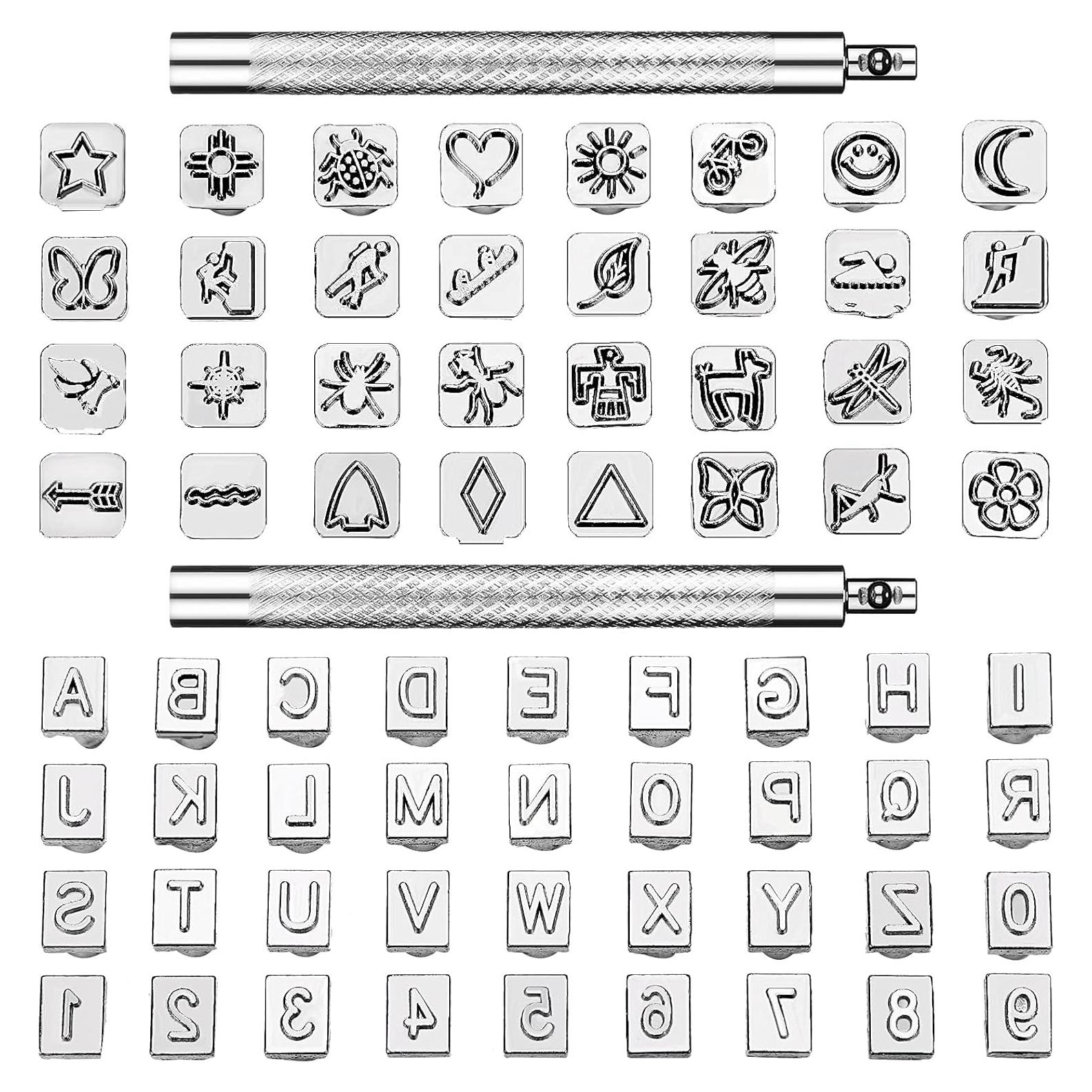 Juego de Herramientas de Estampado de Cuero WILLBOND 70 Piezas