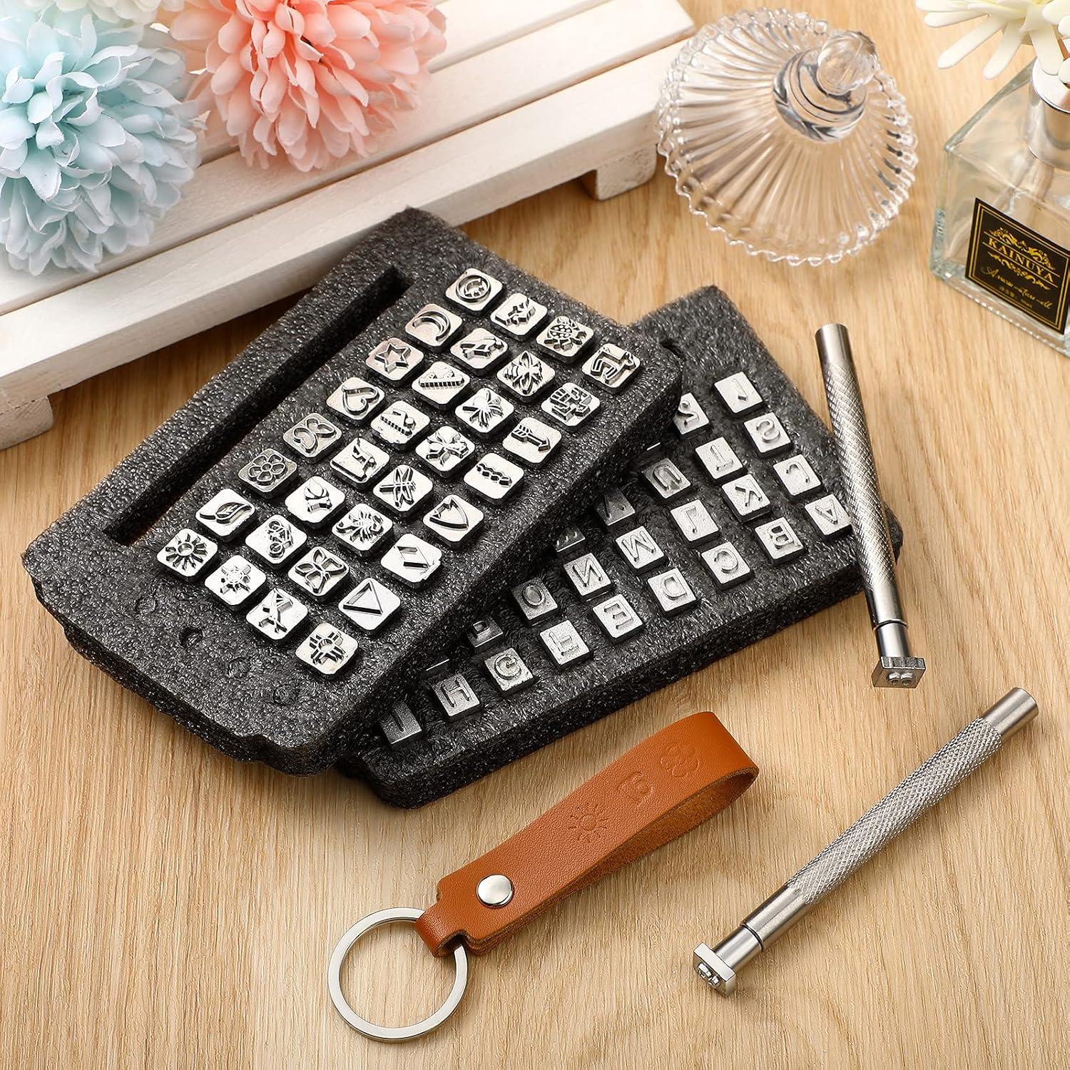 Juego de Herramientas de Estampado de Cuero WILLBOND 70 Piezas