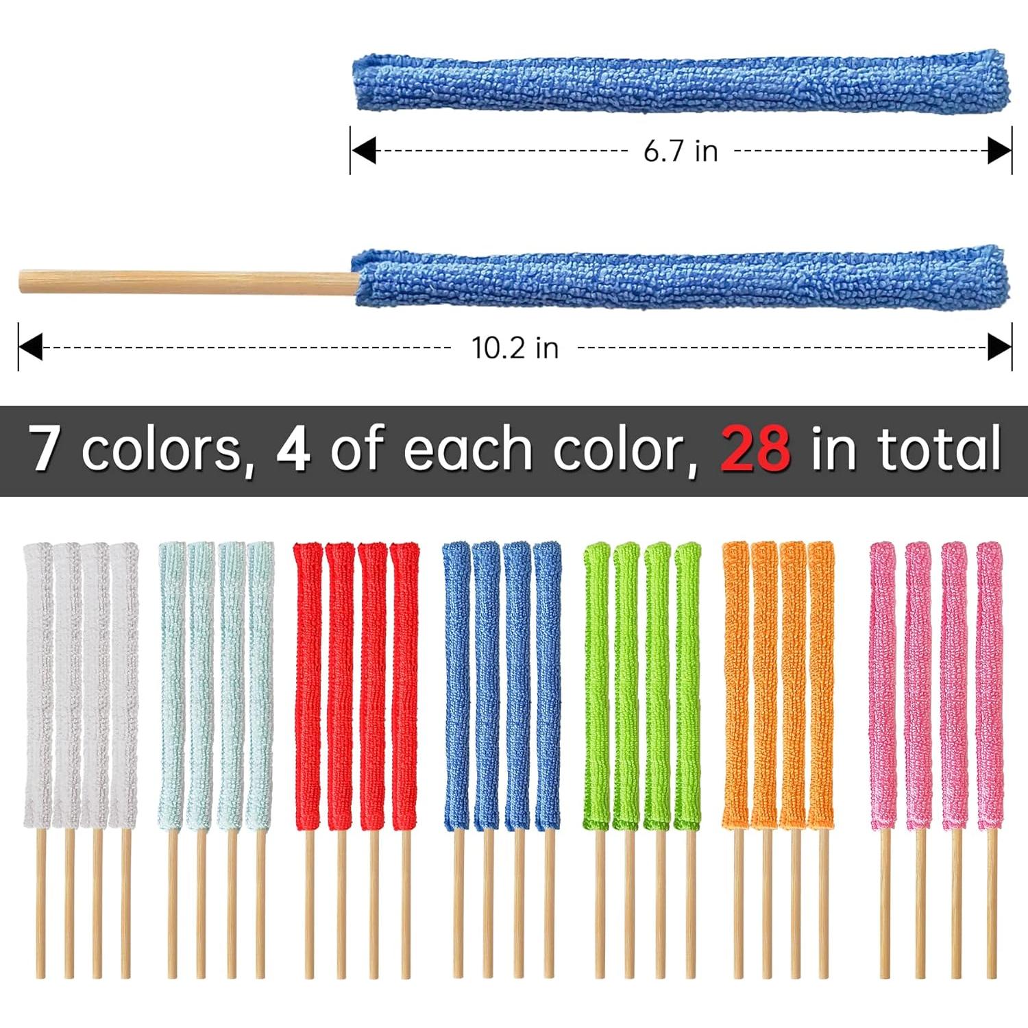 28 Varitas de Microfibra Nufiwra para Limpieza de Ranuras