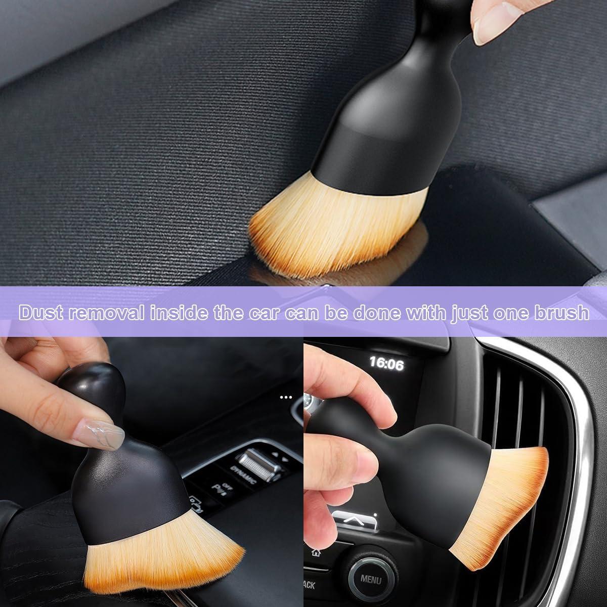 Cepillo de Limpieza para Auto LKAHG Rosa, Diseño Curvado