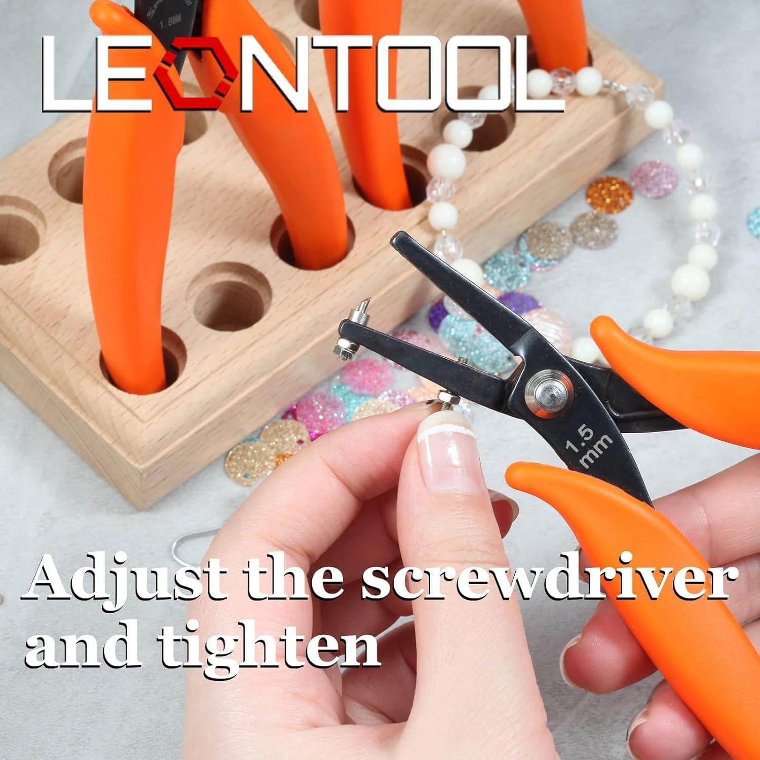 Agujereador de Metal LEONTOOL 1.5mm con Mangos de PVC