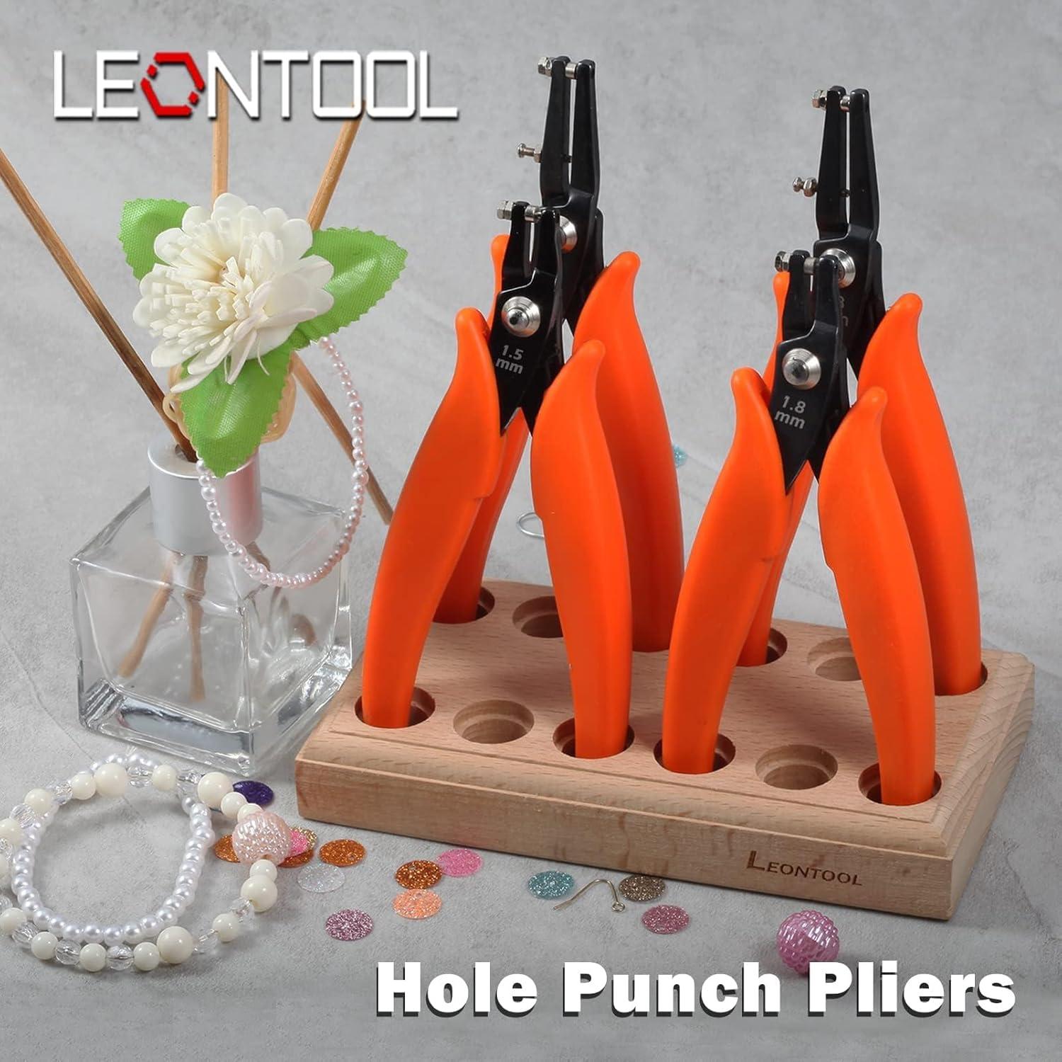 Agujereador de Metal LEONTOOL 1.5mm con Mangos de PVC