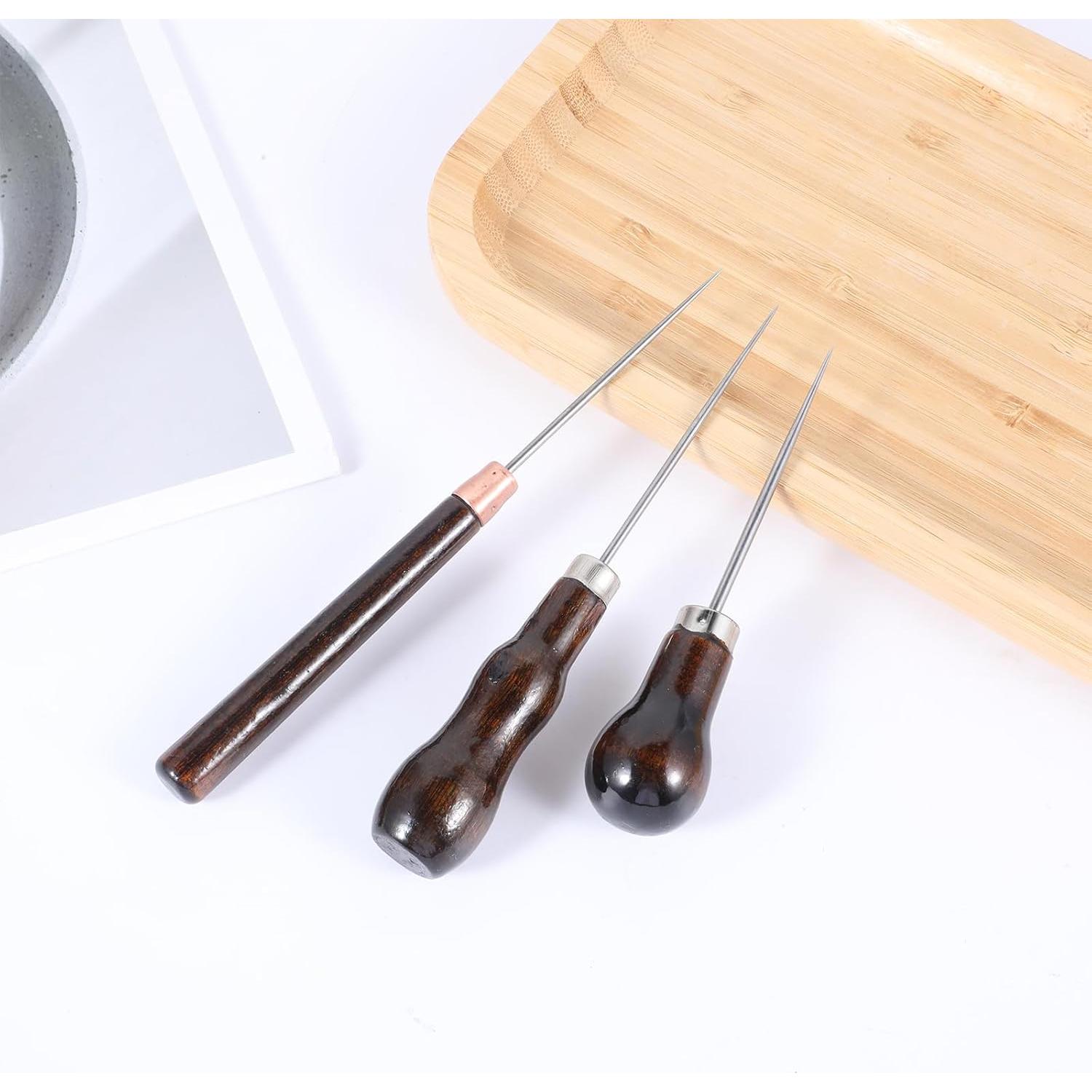 Conjunto de Herramientas de Punzón de Aguja Bewudy 3 Piezas