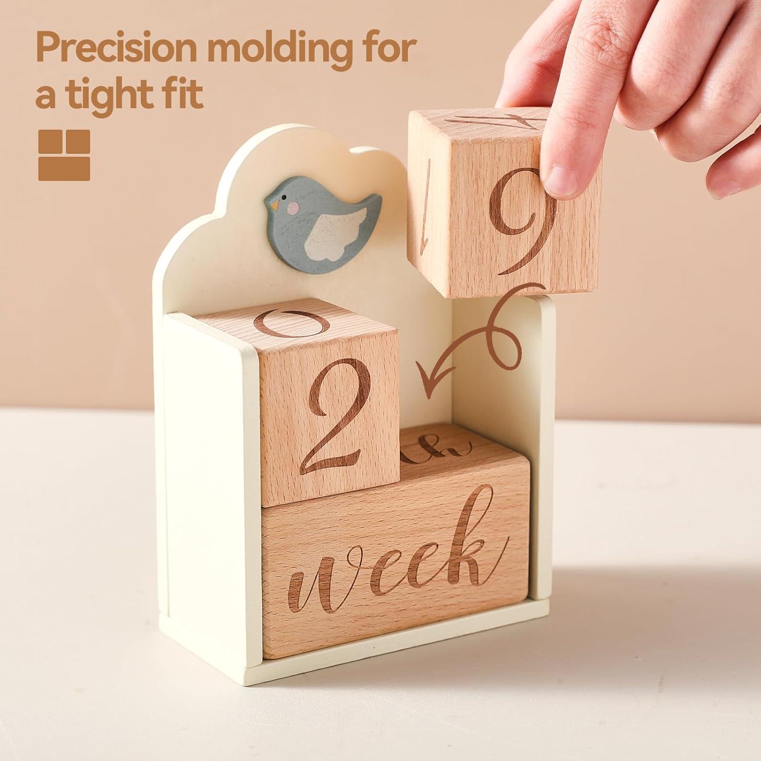 Conjunto de bloques de hitos de madera Promise Babe - 3 piezas