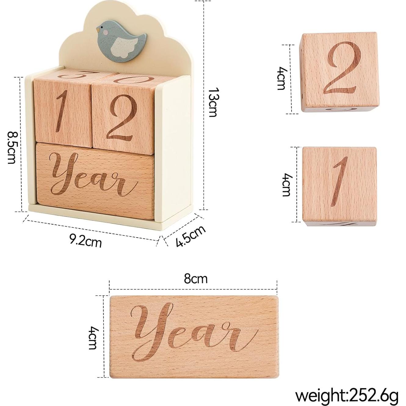 Conjunto de bloques de hitos de madera Promise Babe - 3 piezas