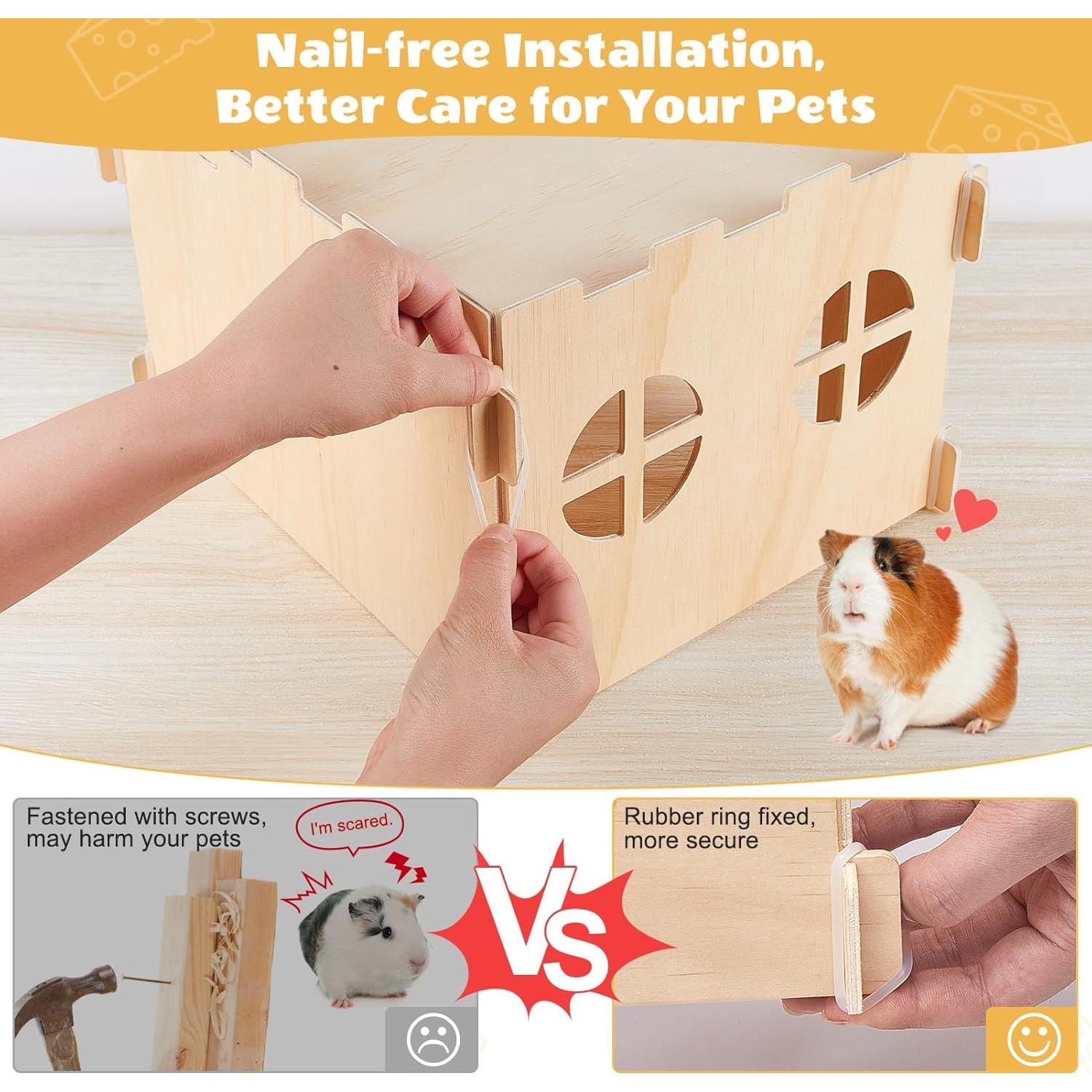 Escondite para Cobayas Cazador de Unicornios 30x25x20cm