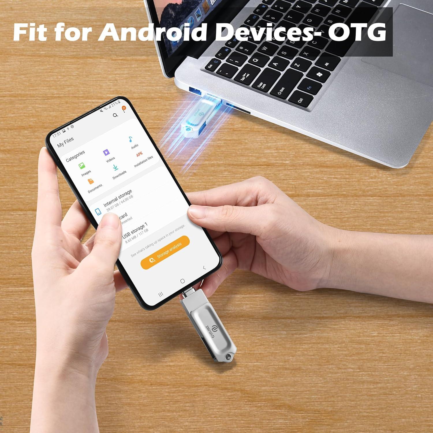 Photo Stick 512GB PL para iPhone 15 | Almacenamiento USB-C