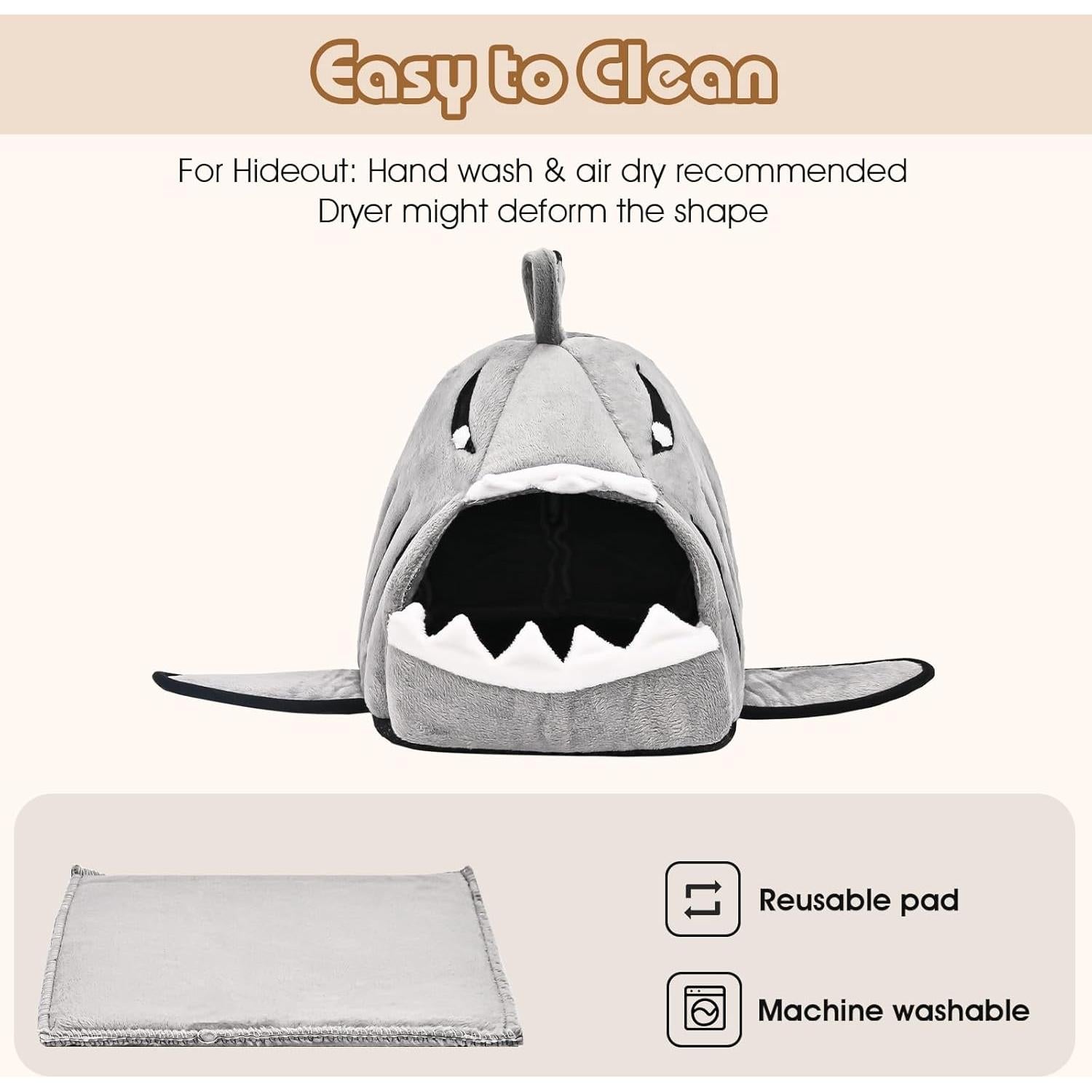 Cama para Cobayas Avont 2 Pack - Accesorios Lavables 26.2x20.1cm