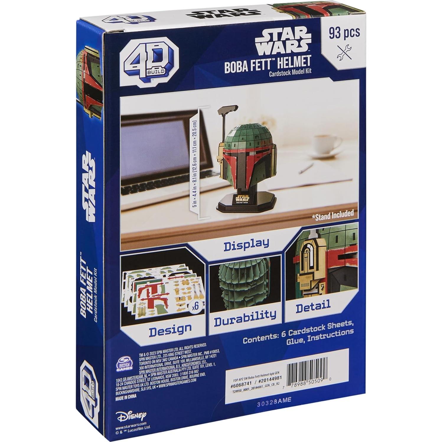 Kit de Modelo 3D Boba Fett 4D Build - 93 Piezas