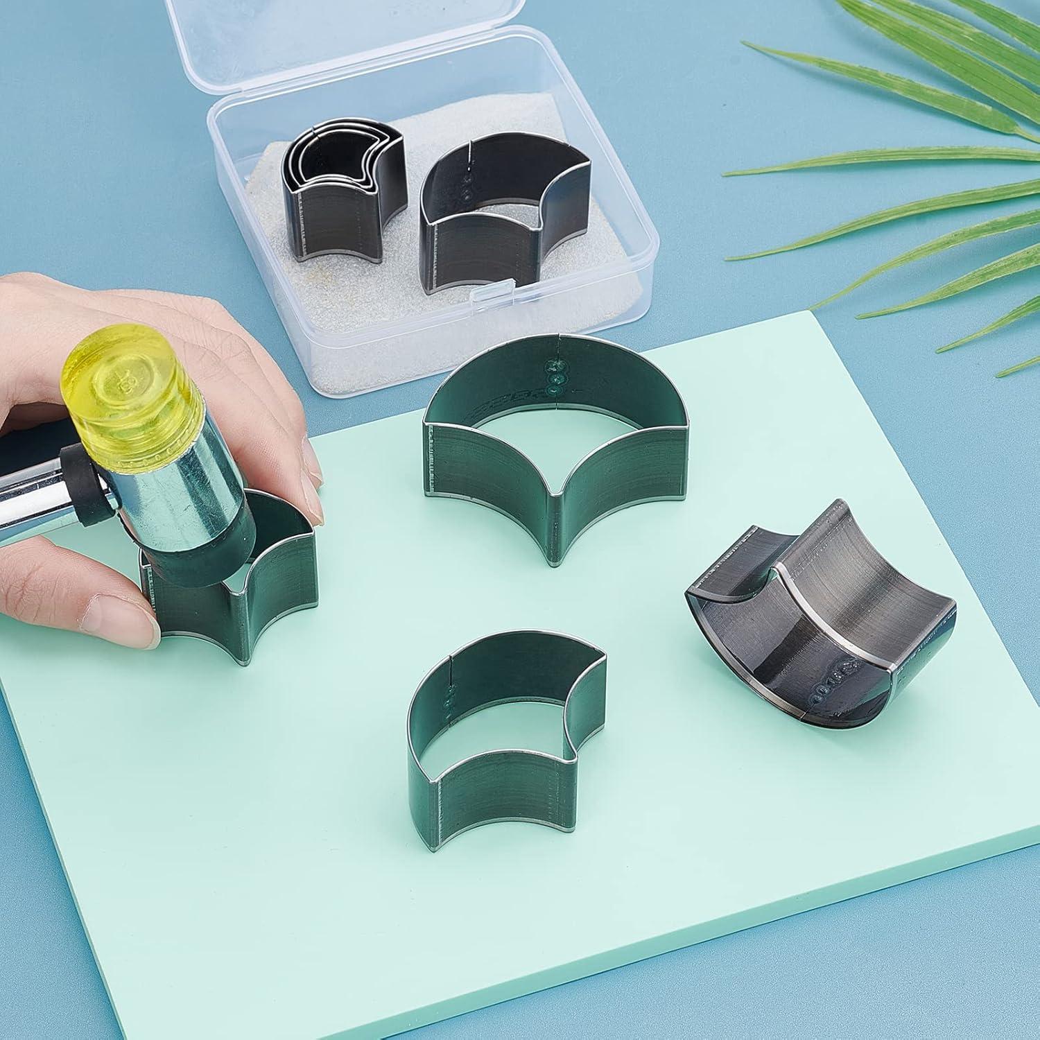 Juego de Troqueles de Punzón de Cuero SUPERDANT 8 Moldes Manuales