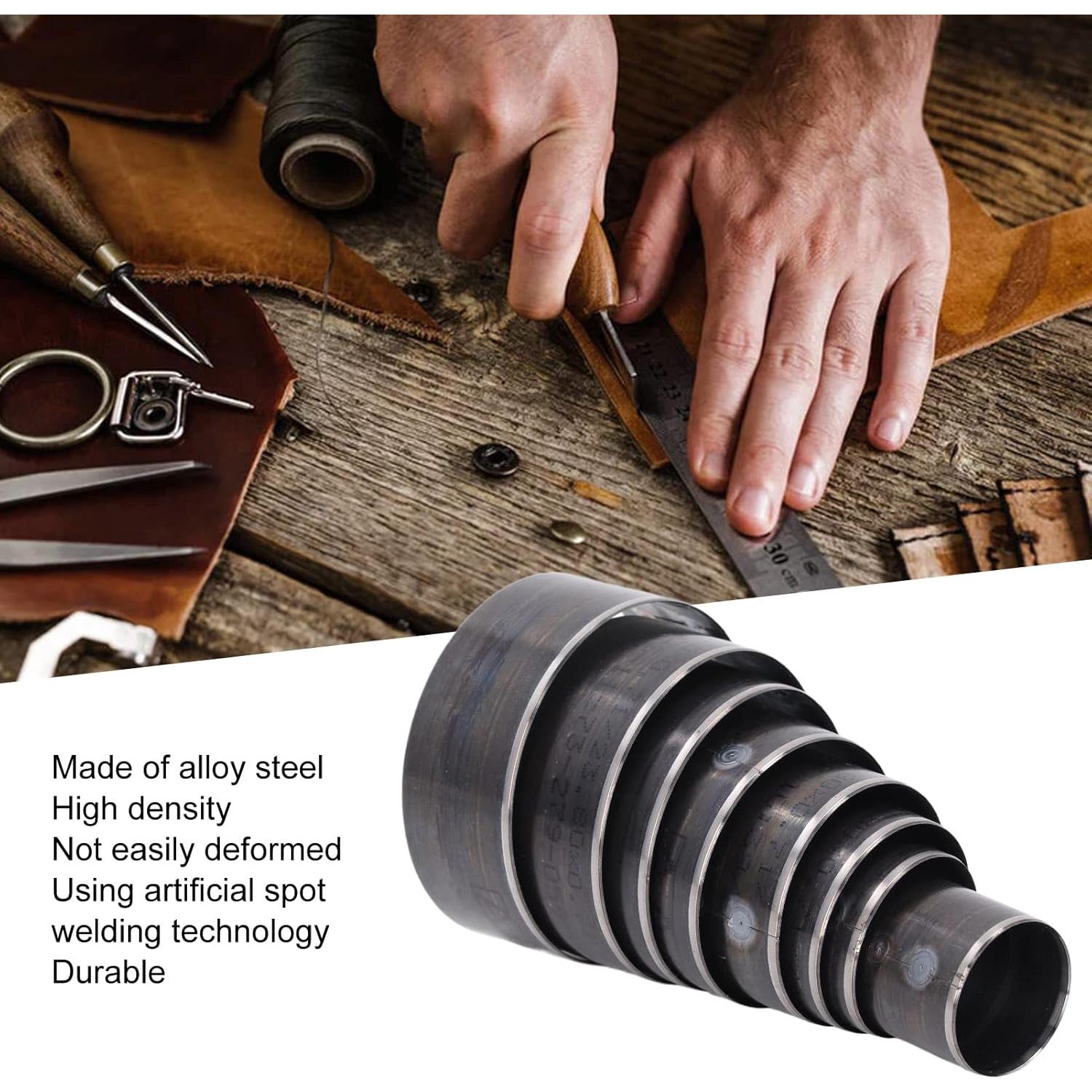 Juego de Troqueles de Corte Circular Cunyuer 8 Piezas 25-60mm