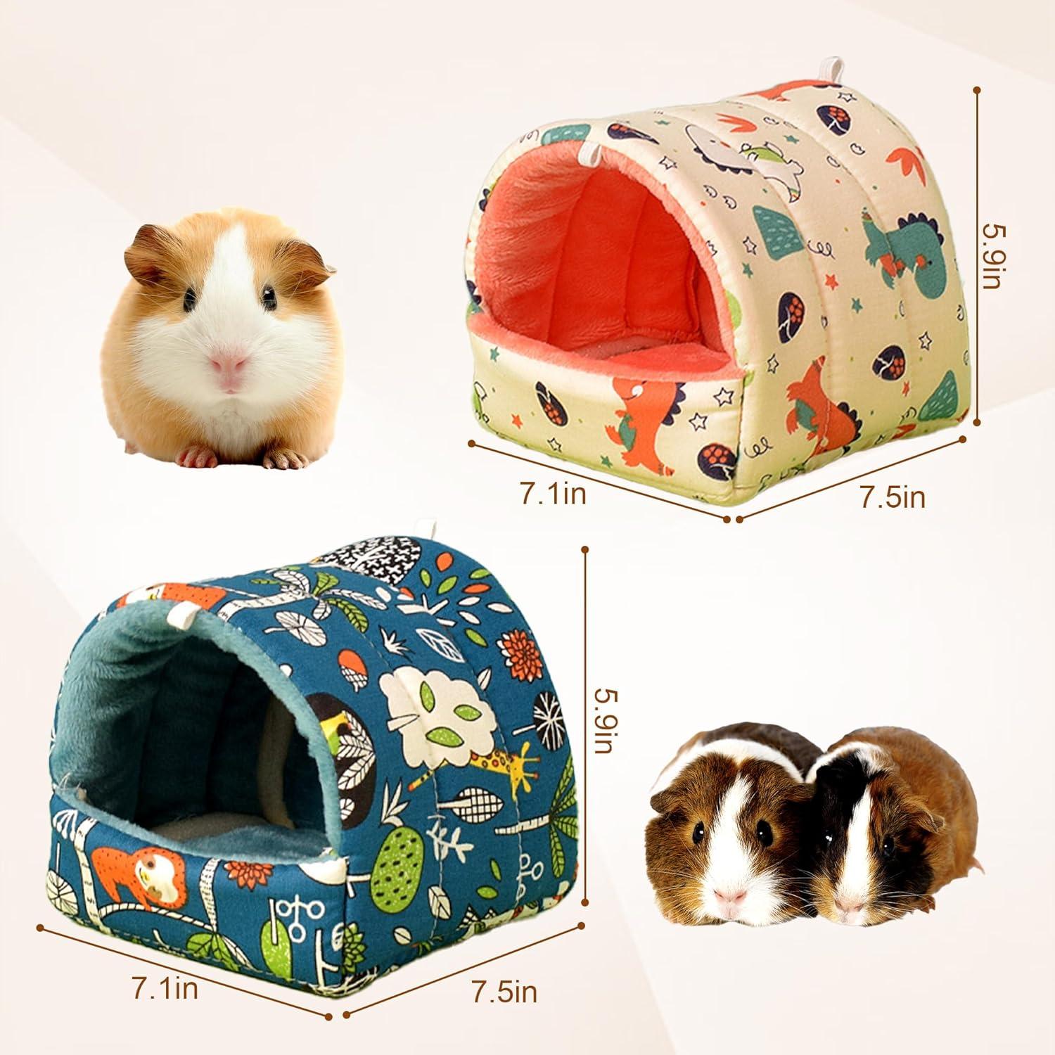 Cama para Cobayas SUPERPAWS - 2 Paquetes, Lavable, 26x26cm