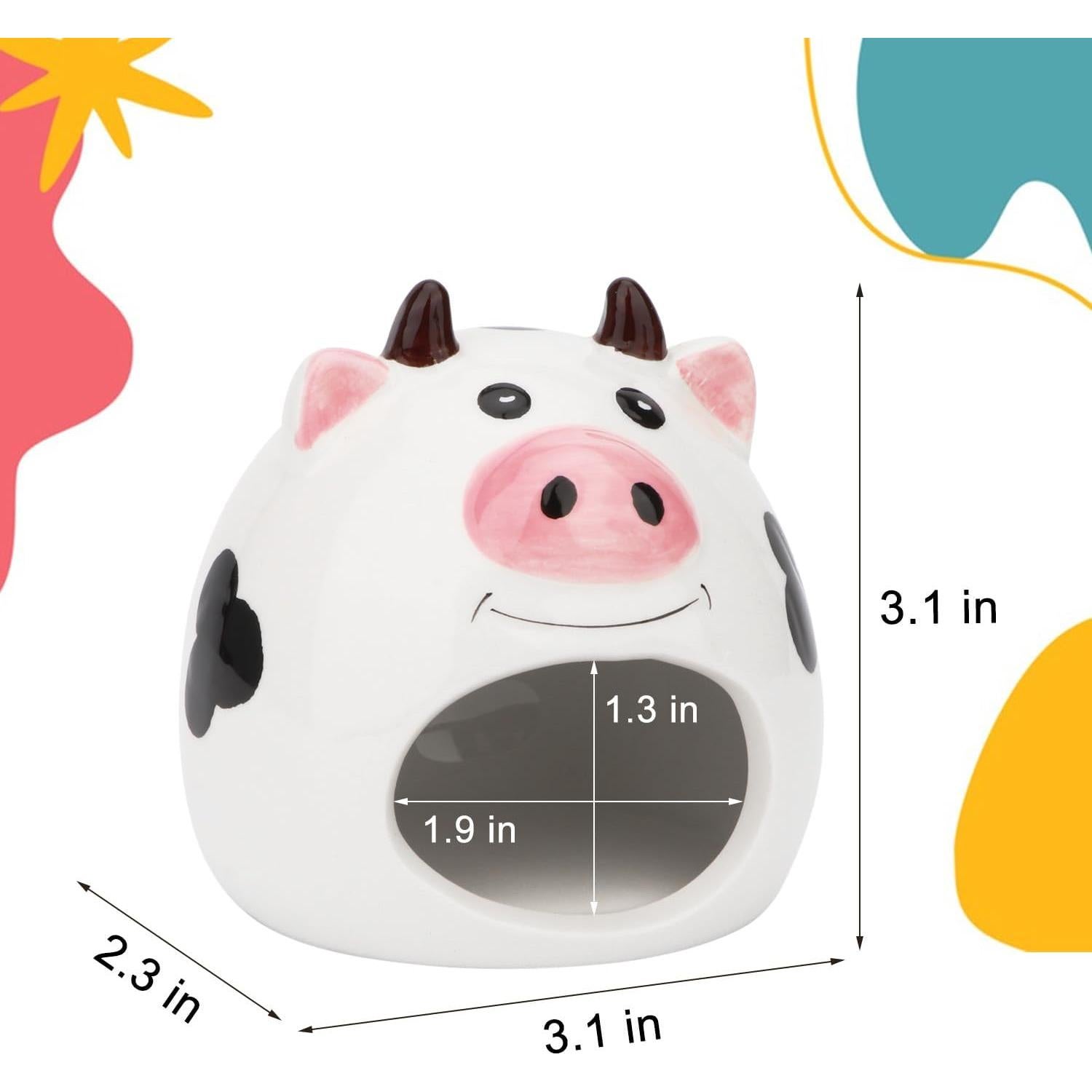 Casa de Cerámica para Hámsters enanos Hypeety 16.8x12.2cm