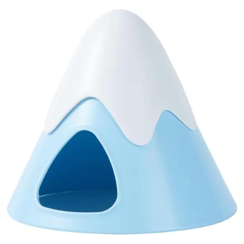Casa Escondite para Hámster MuchuanS Montaña Nevada Azul 16x13.5cm