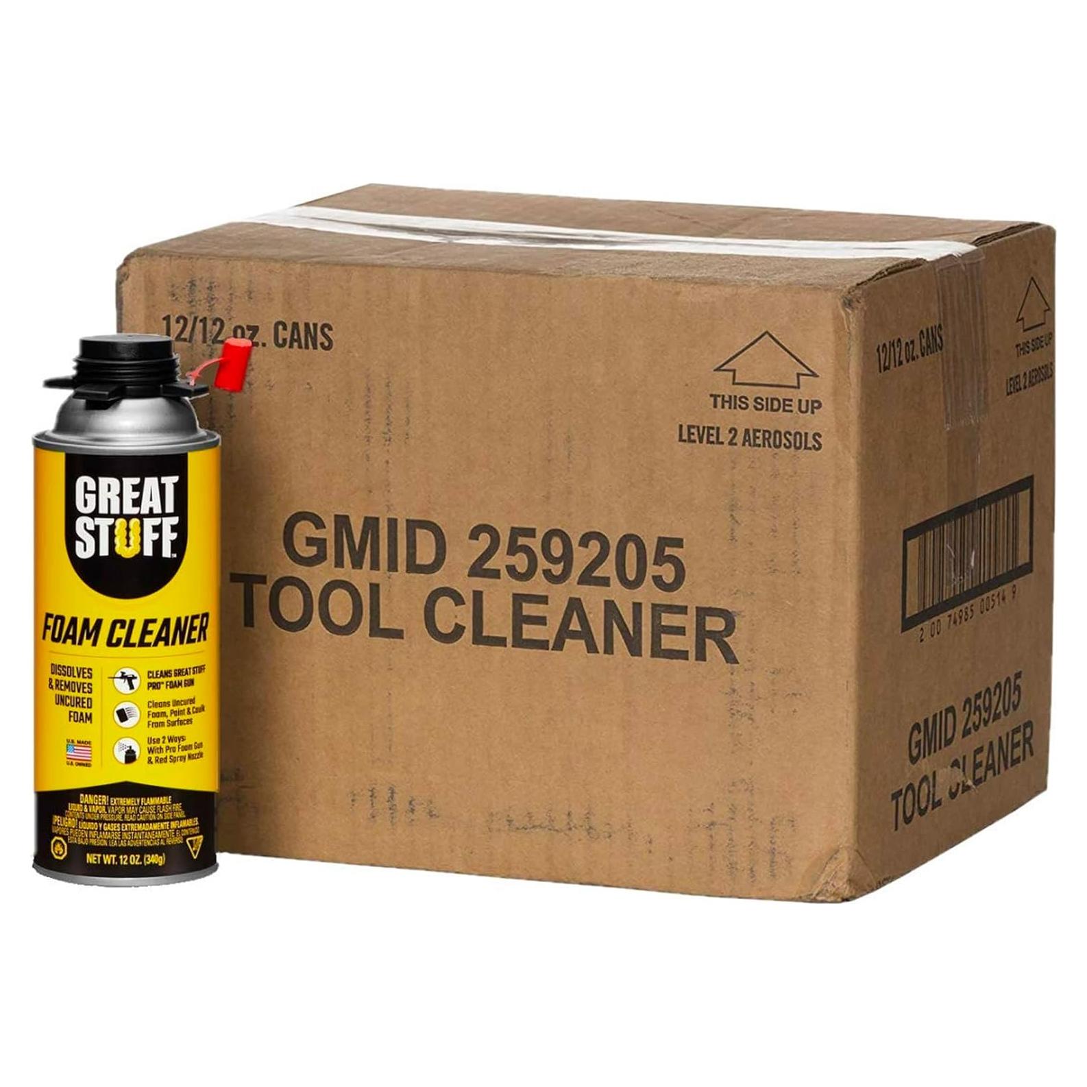 Limpiador de Espuma Great Stuff PRO 12 Pack 12 oz - Multiuso