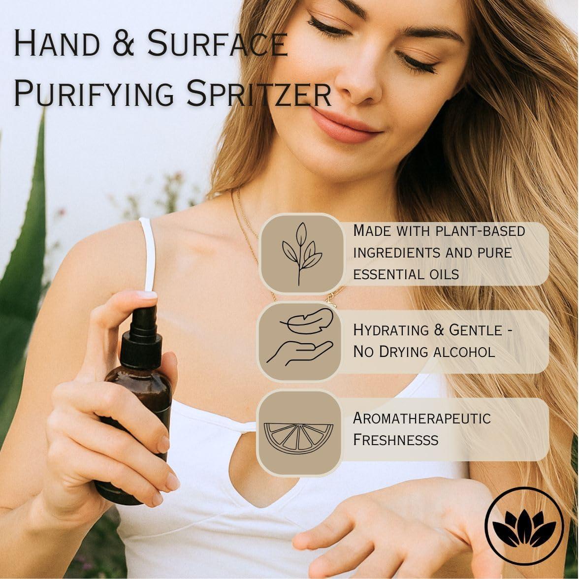 Kit de Limpieza Multiusos O'VEDA - 1 Botella Concentrado 30ml + Spray 473ml + Paño