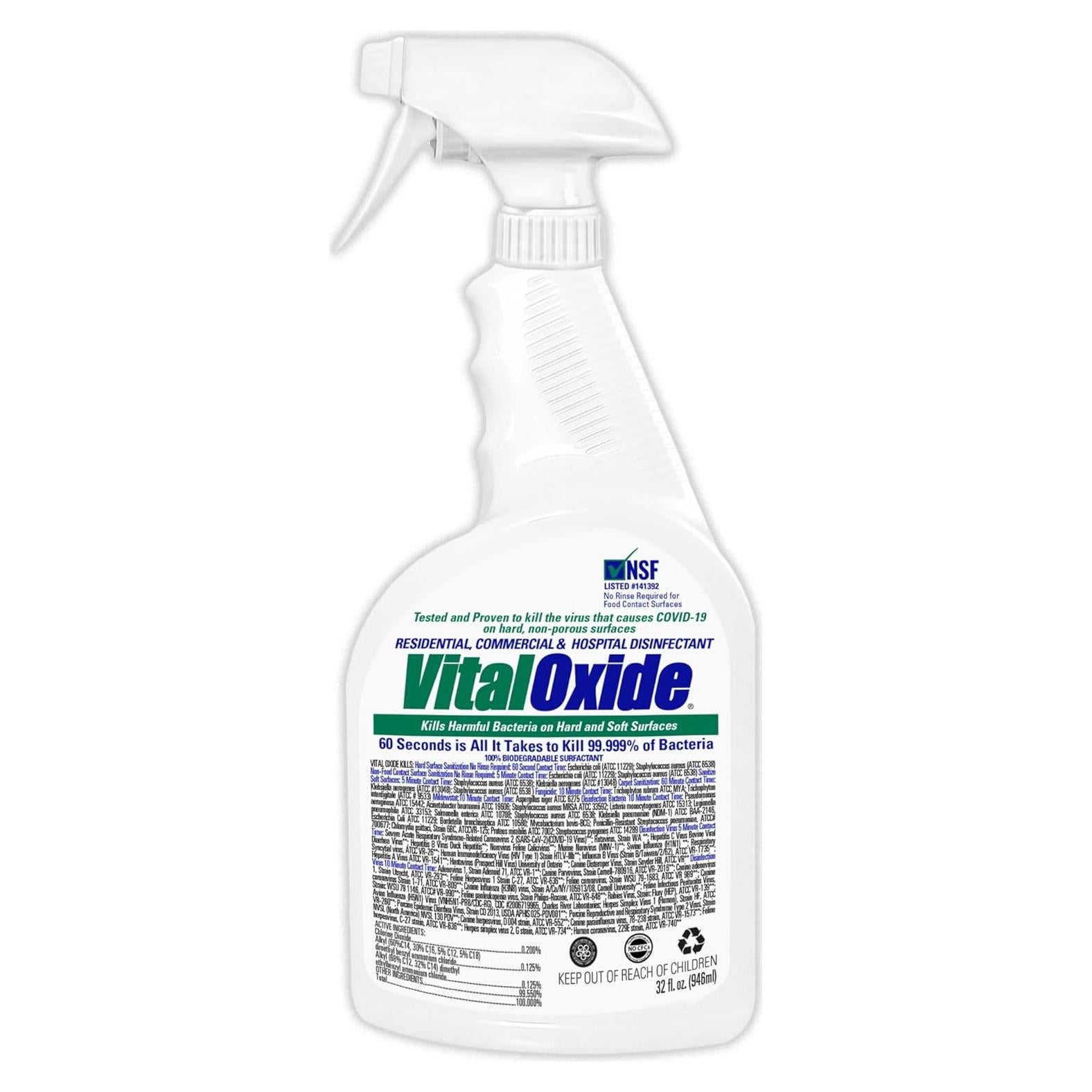 Desinfectante Vital Oxide 946 ml - Elimina Moho y Hongos