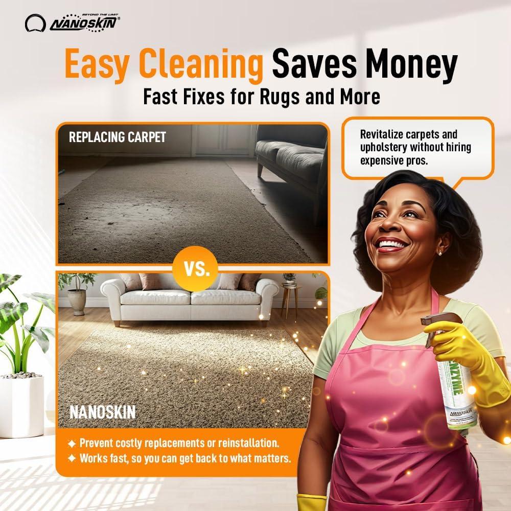 Limpiador Multiusos Nanoskin ENZYME 473 ml - Elimina Manchas y Olores