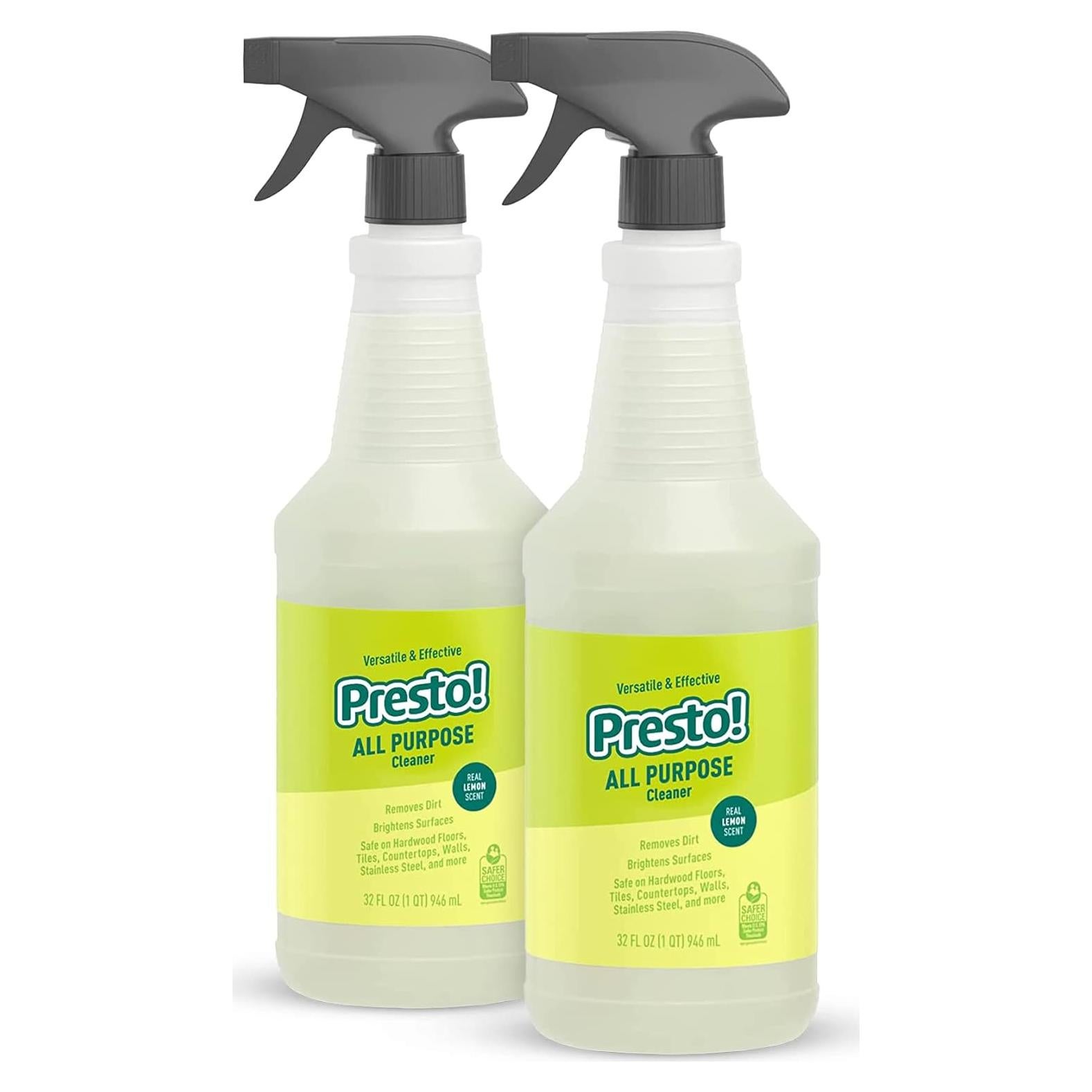 Limpiador Multiusos Presto! Amazon, Aroma a Limón, 946 ml, 2 Pzs
