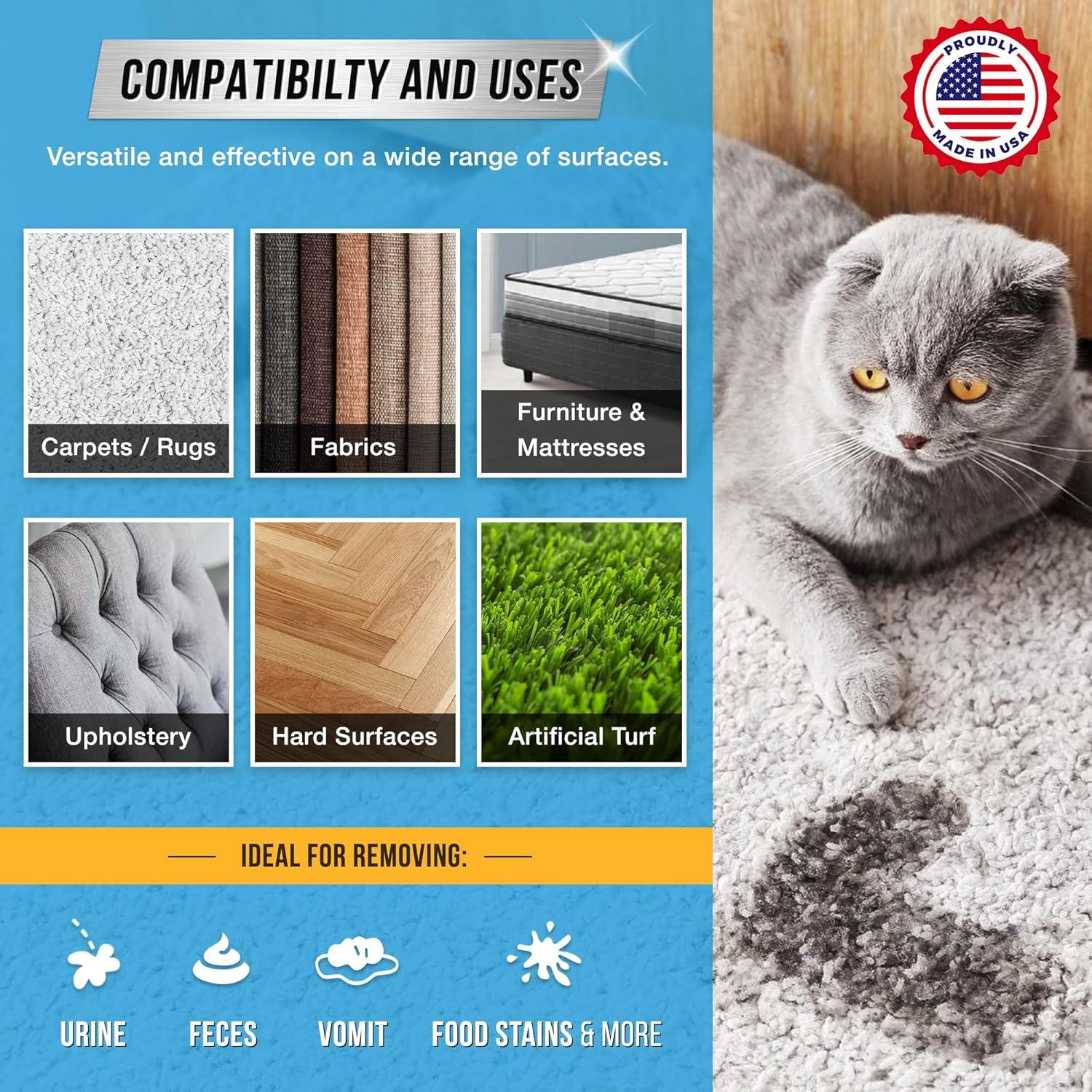 Eliminador de Olores y Manchas para Mascotas ACTIVO 946 ml