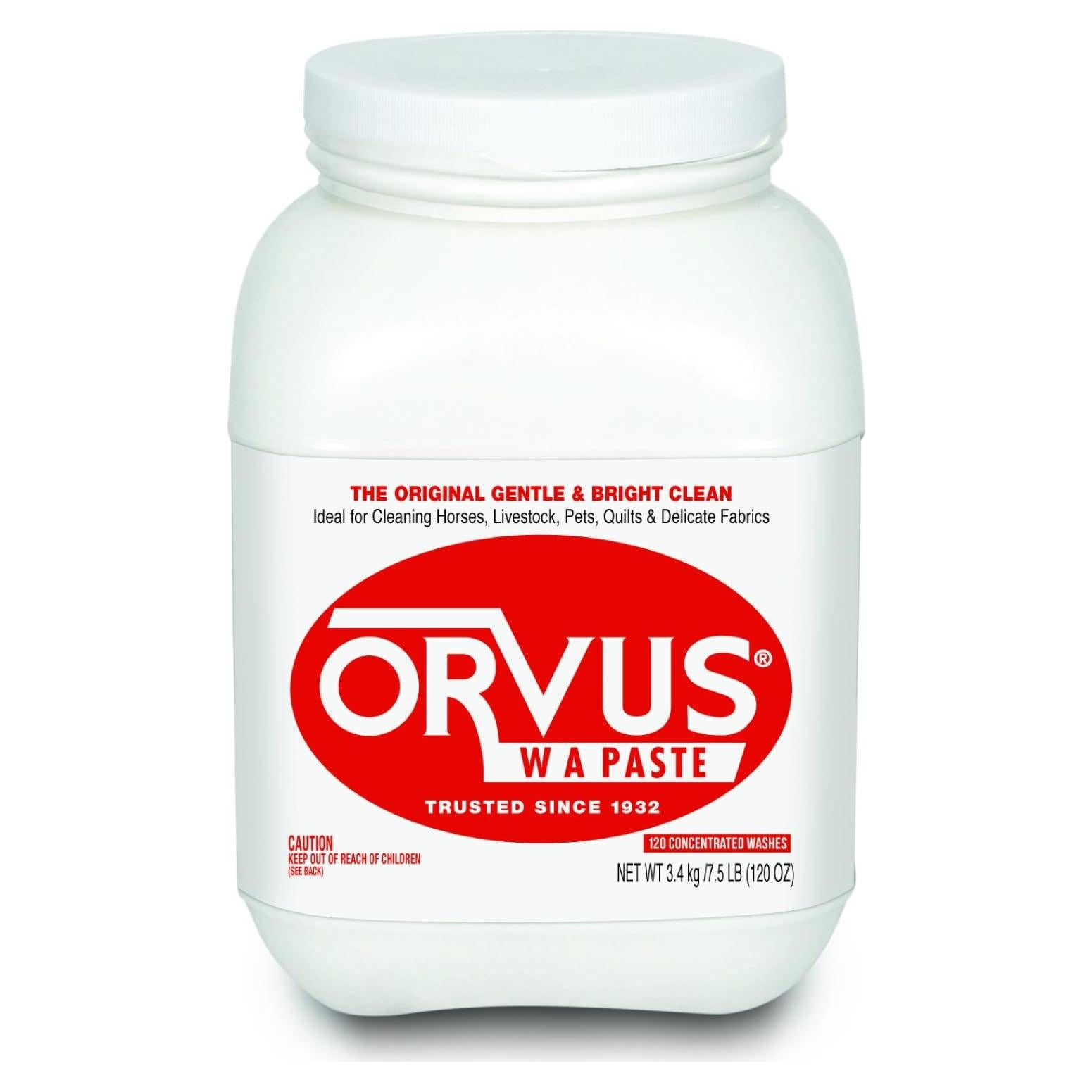 Champú de Pasta Orvus 3.54L - Limpiador para Caballos y Textiles