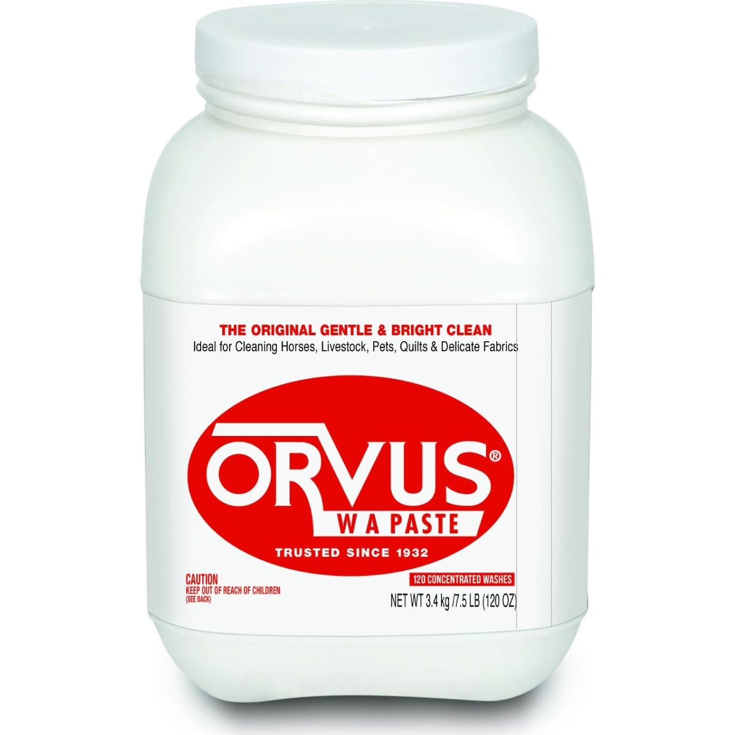 Champú de Pasta Orvus 3.54L - Limpiador para Caballos y Textiles