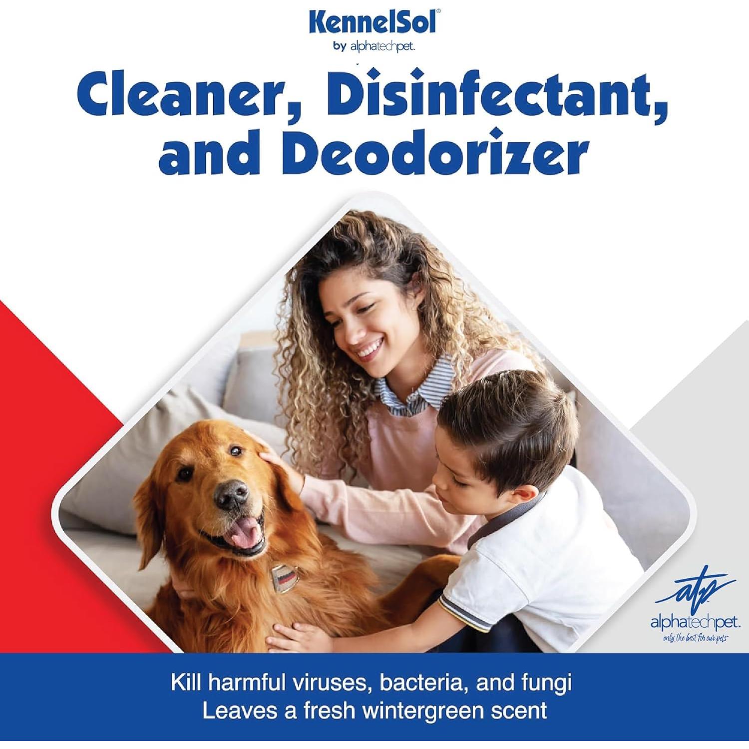 Limpiador Desinfectante KennelSol Alpha Tech Pet 3 en 1 3.63 kg