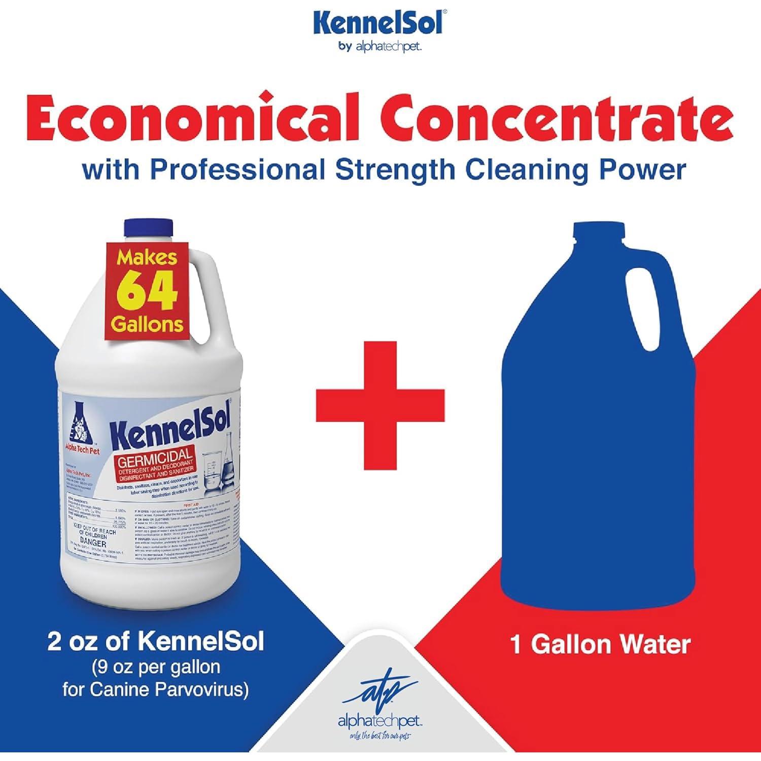 Limpiador Desinfectante KennelSol Alpha Tech Pet 3 en 1 3.63 kg