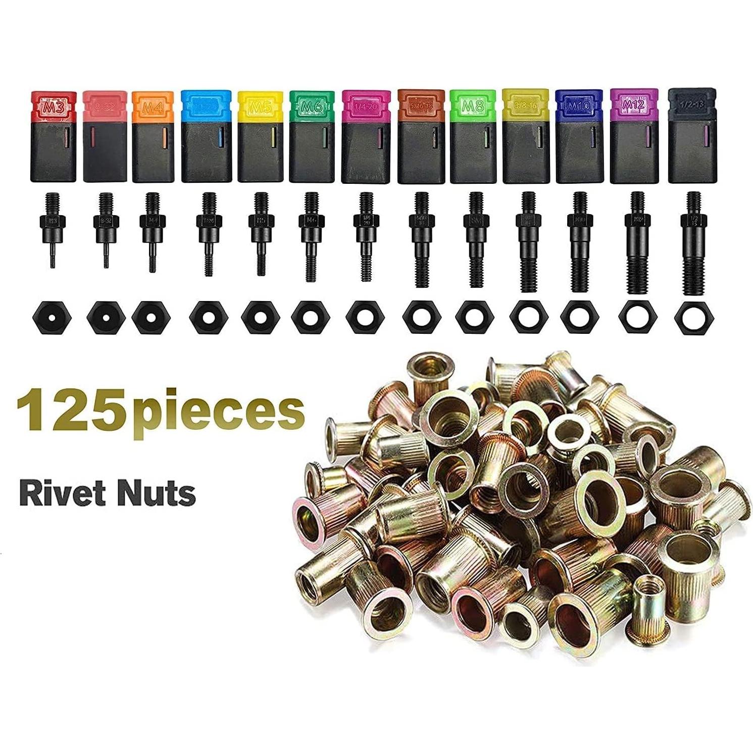 Kit Profesional de Herramienta de Tuerca Remachada ZIOJOVK 2.64kg