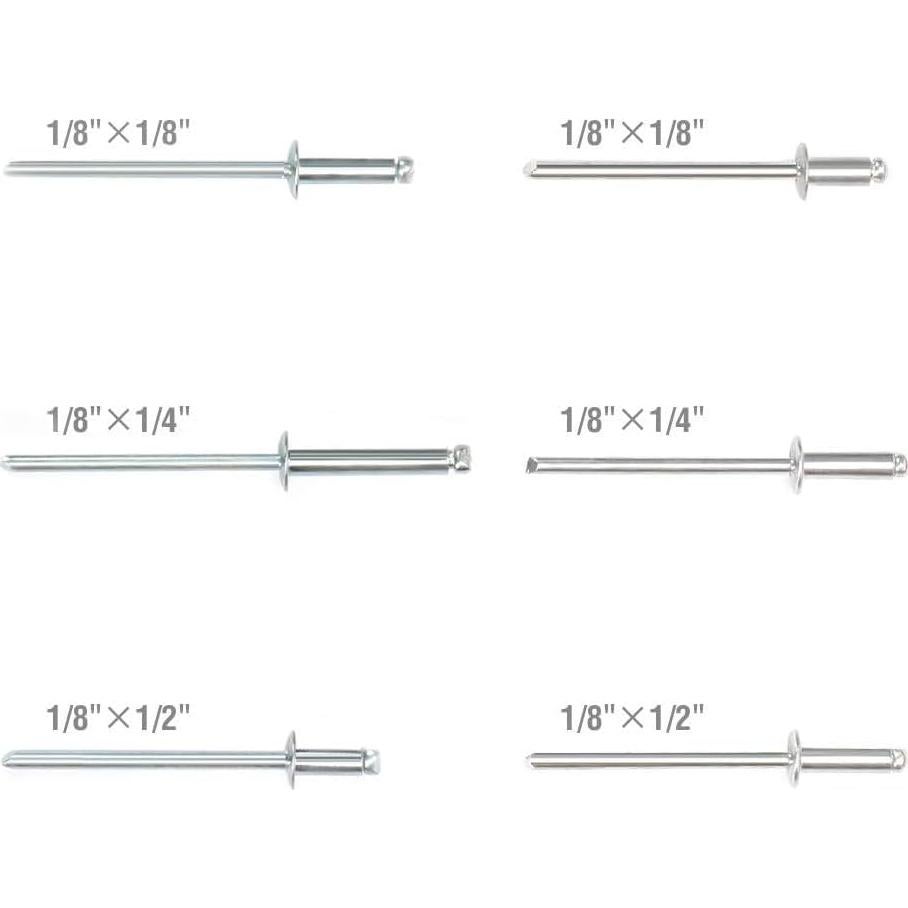 Remachadora Manual Arrow RH200S con 120 Remaches Variados