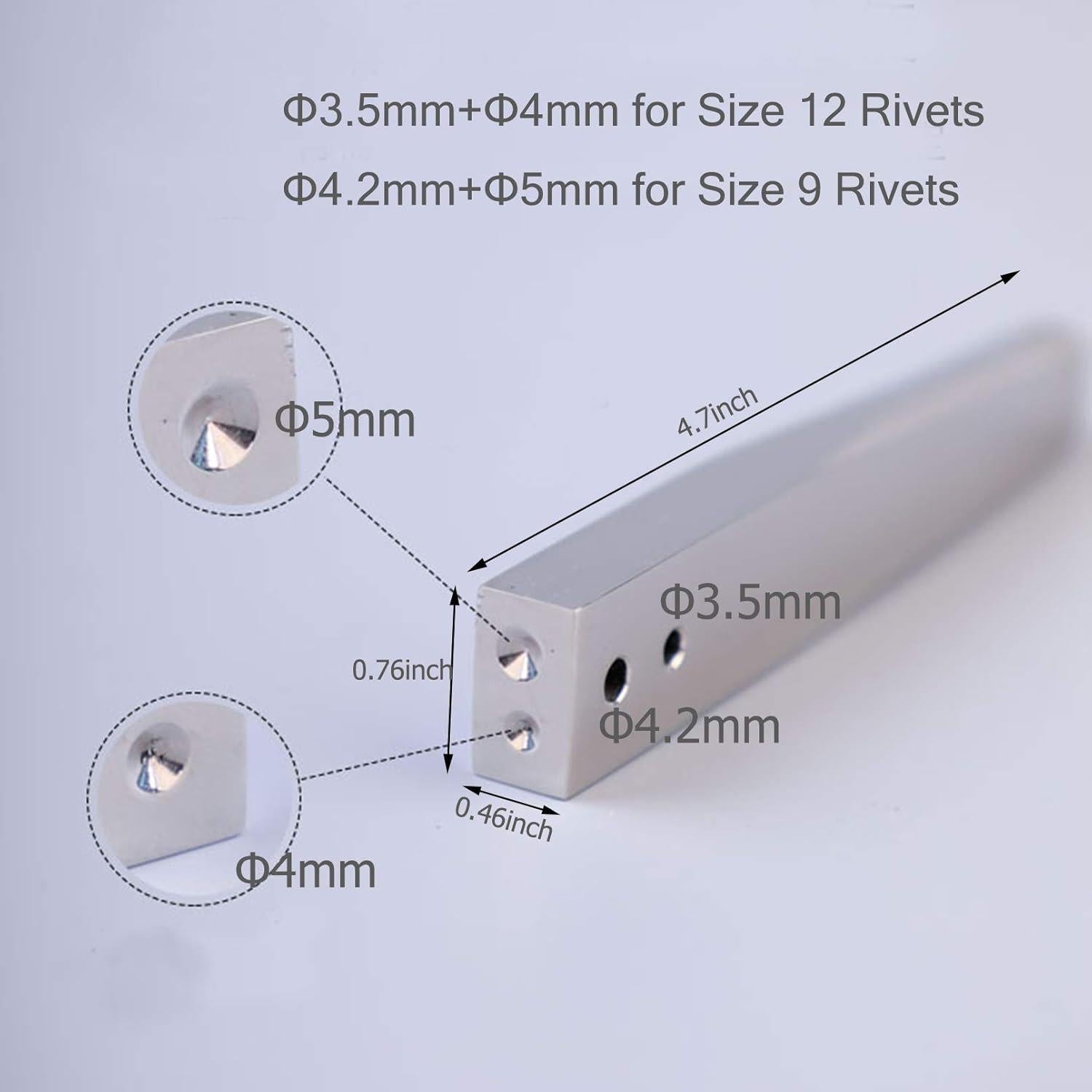 Herramienta de Remaches Arokimi para Cuero - N°9 y N°12