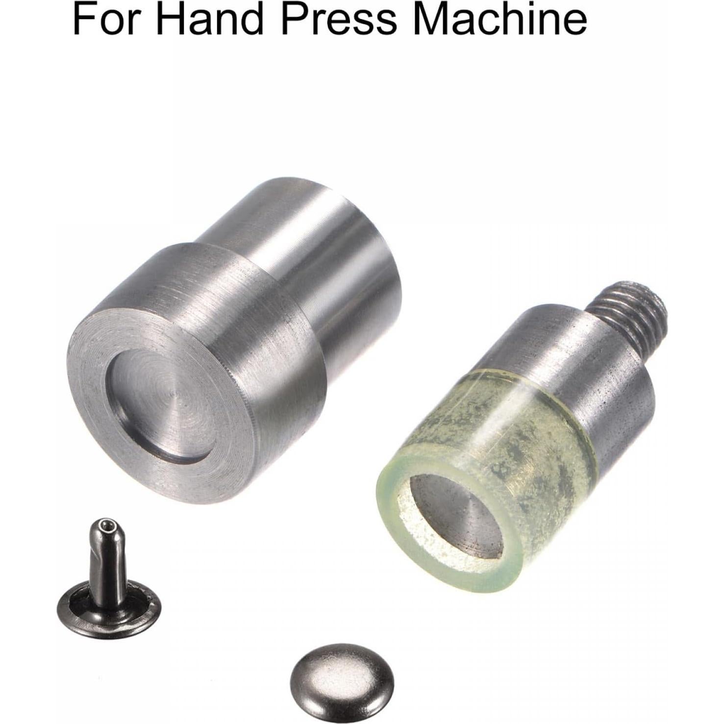 Juego de Troqueles de Remaches uxcell 12mm Acero al Carbono