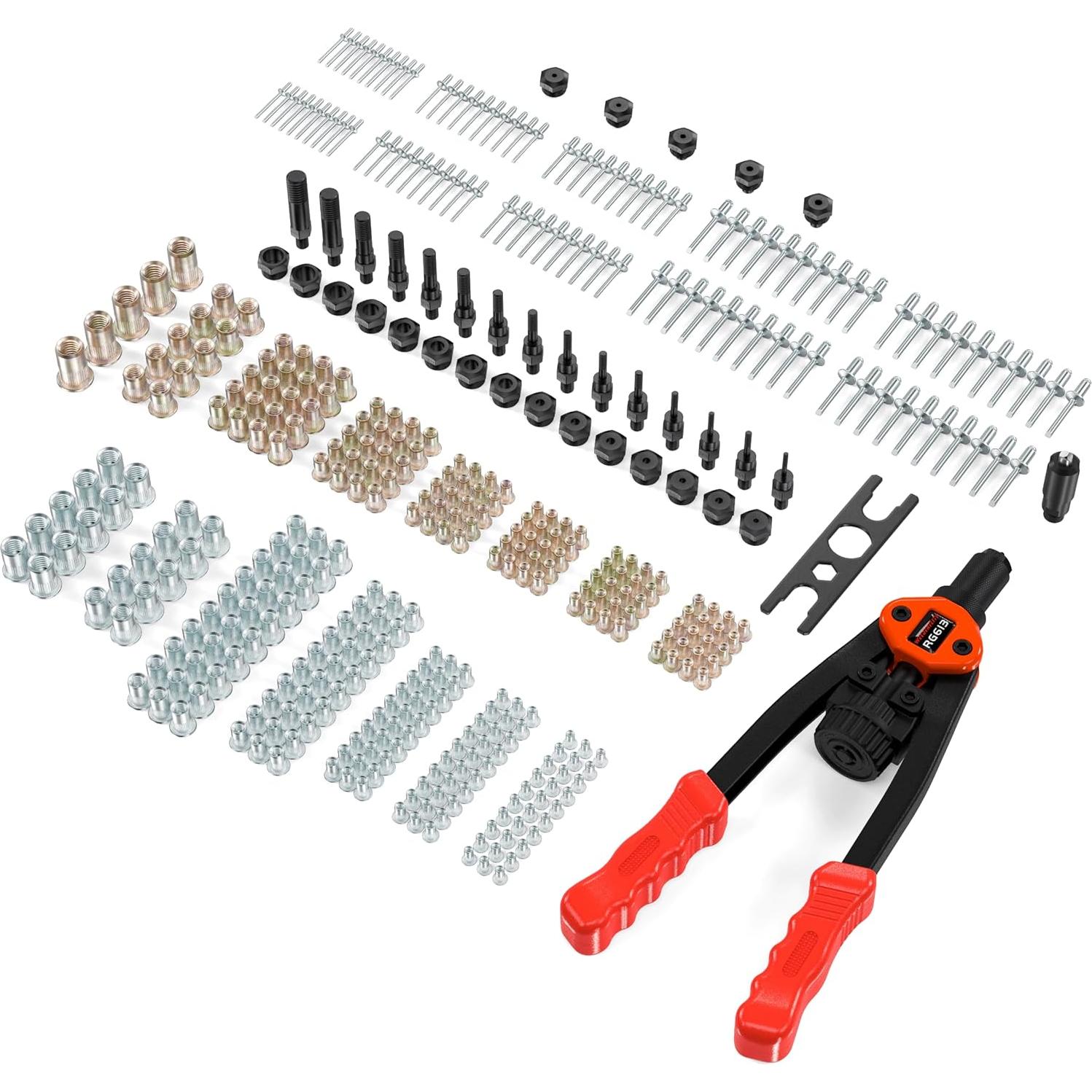 Kit de Herramienta de Remache Doble Función WelderElite 405 Piezas