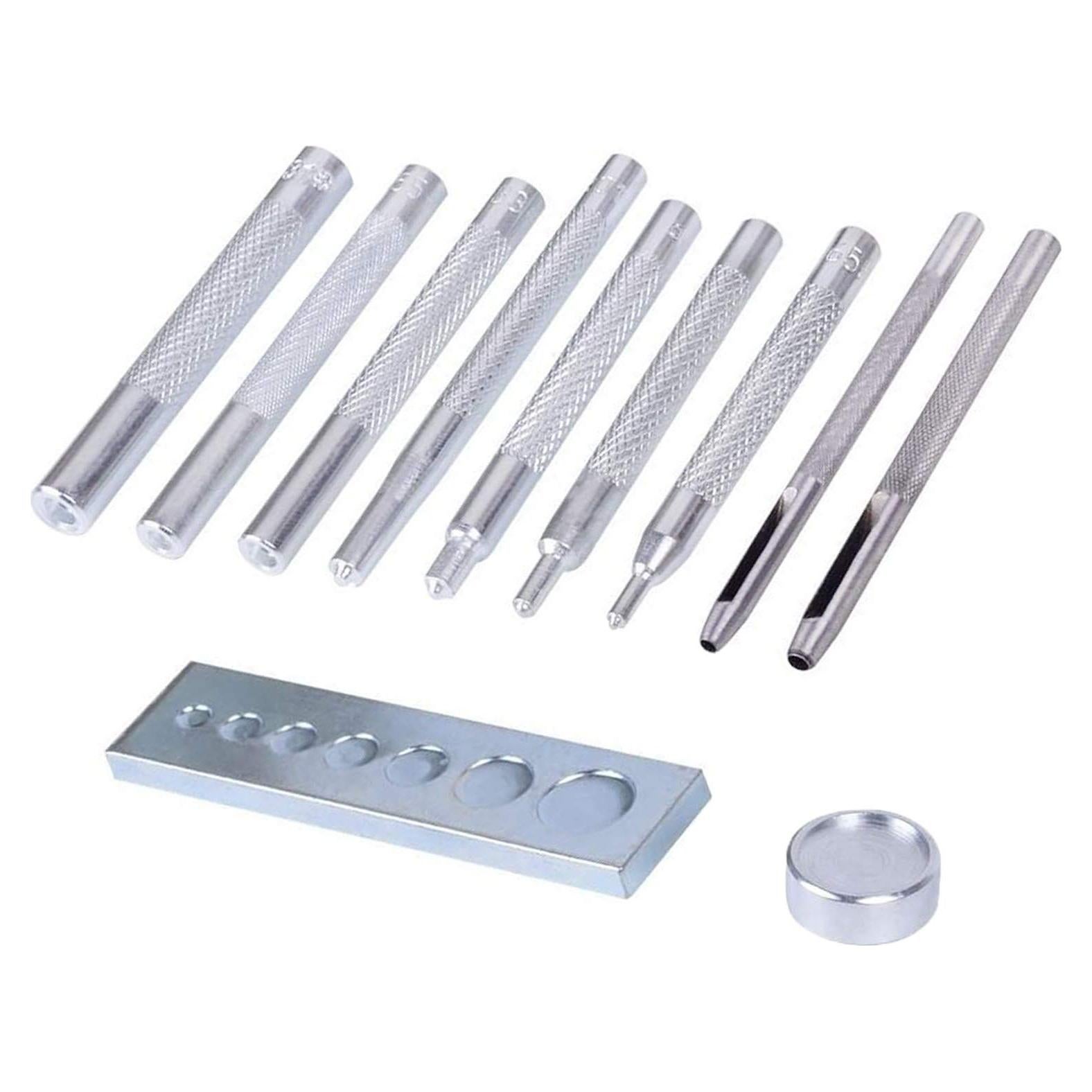 Juego de Herramientas para Remaches JONMON 11 Piezas con Perforadores