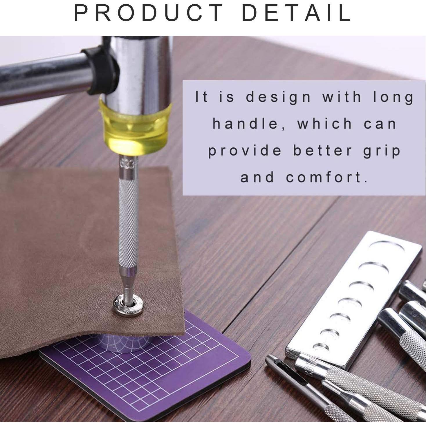 Juego de Herramientas para Remaches JONMON 11 Piezas con Perforadores